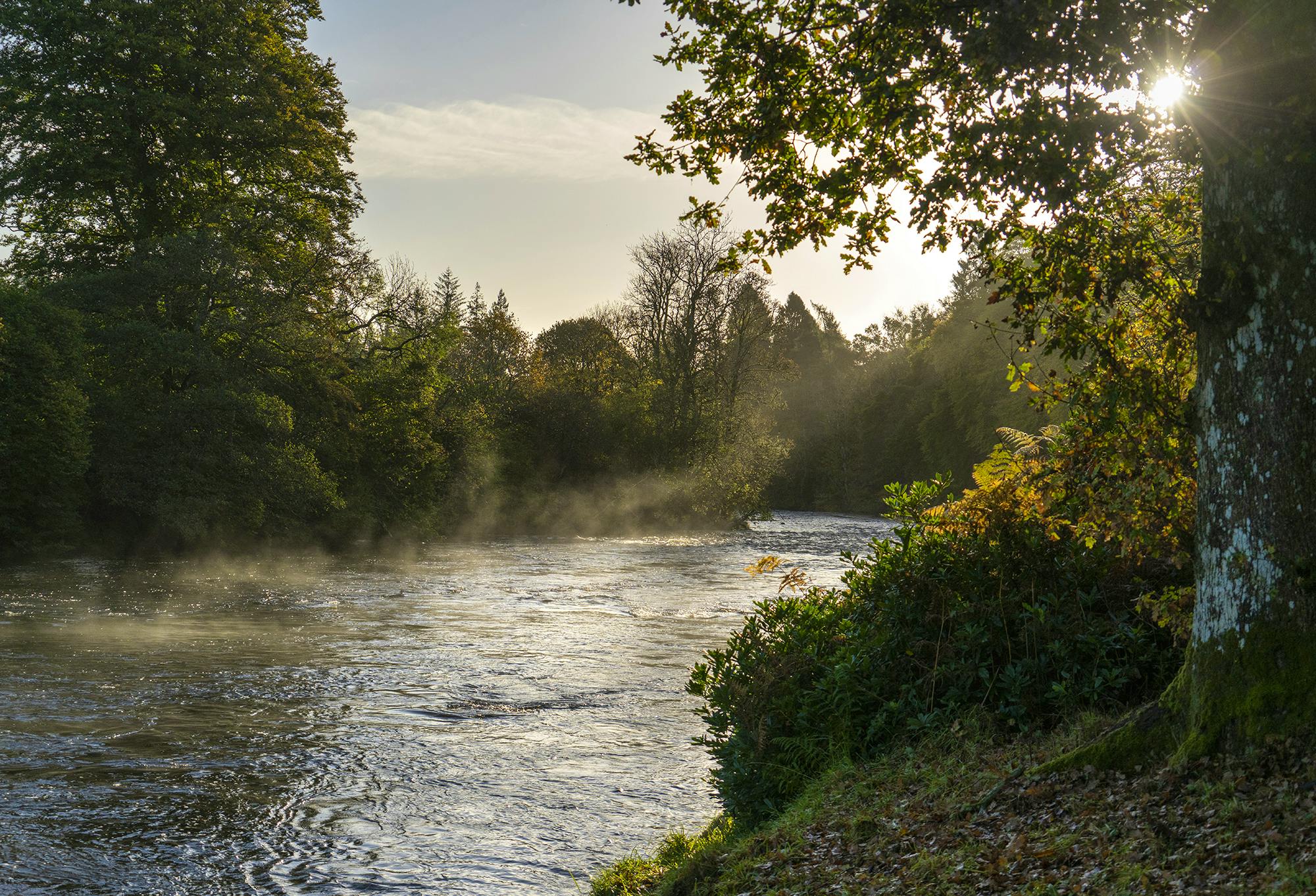 View along river close to Bothy