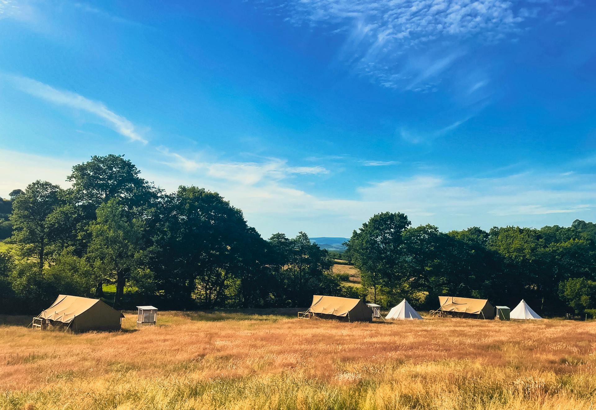Tents on Nantseren Meadow