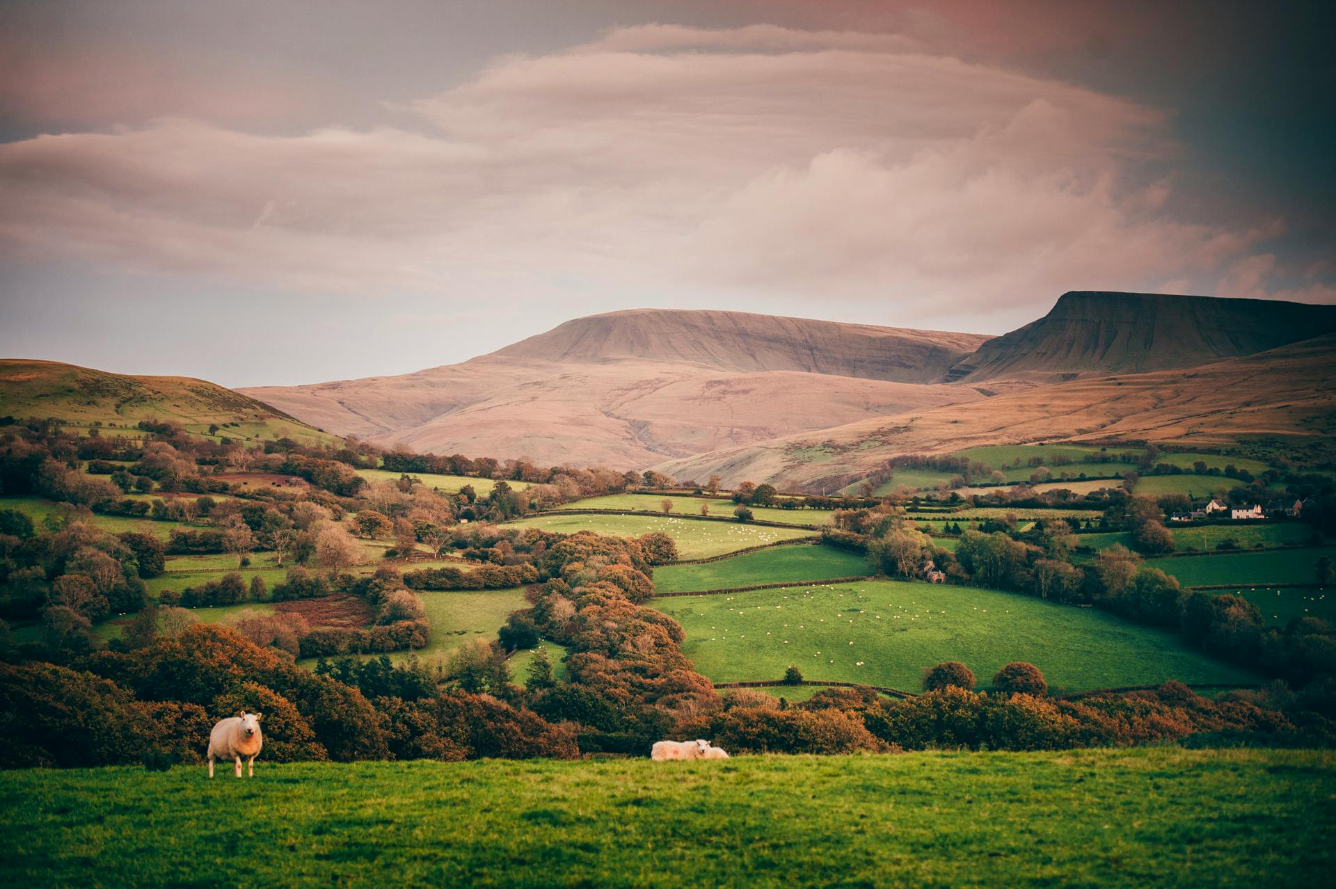 View of mountains near Nantseren