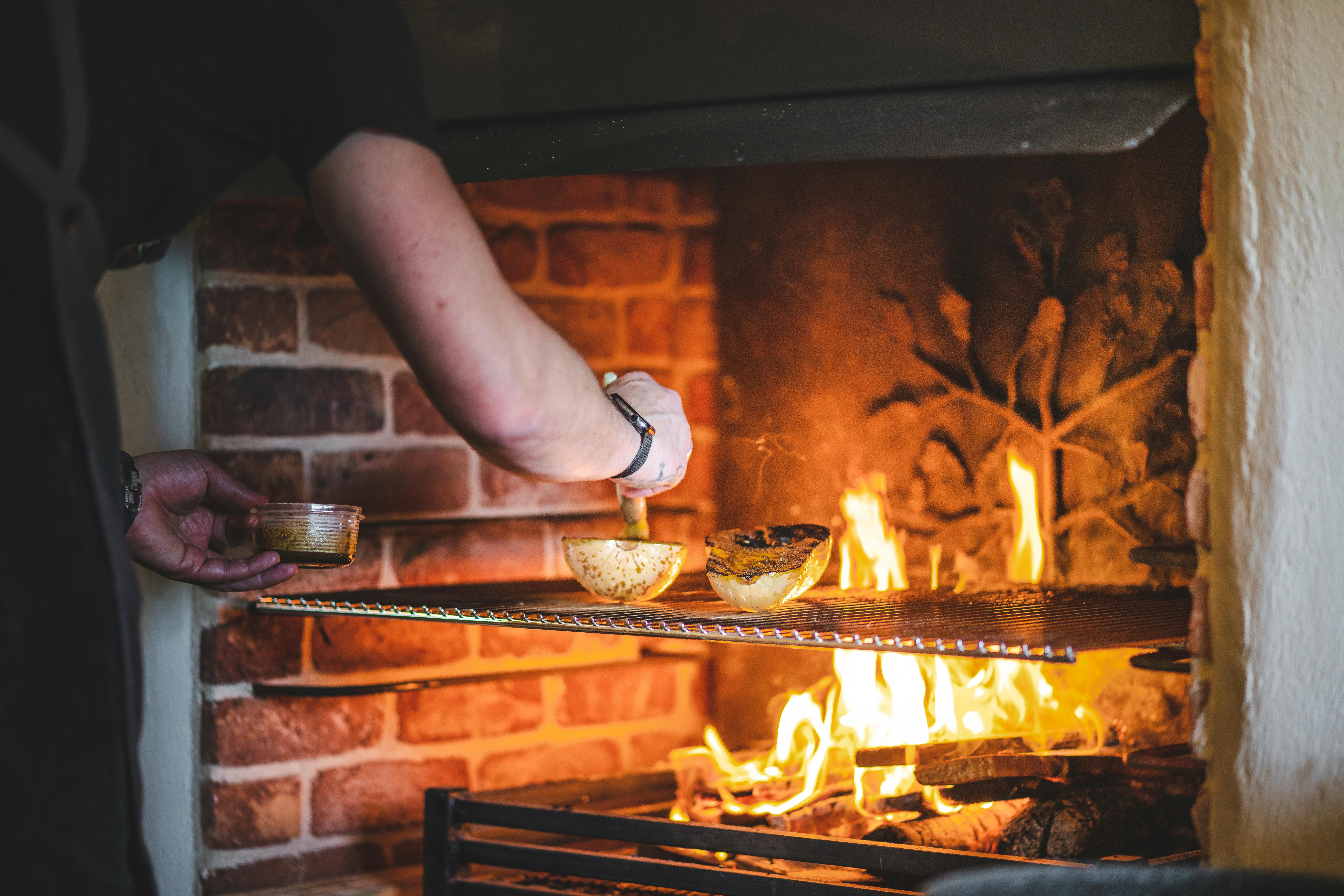 Kitchen Open Fire for Cooking