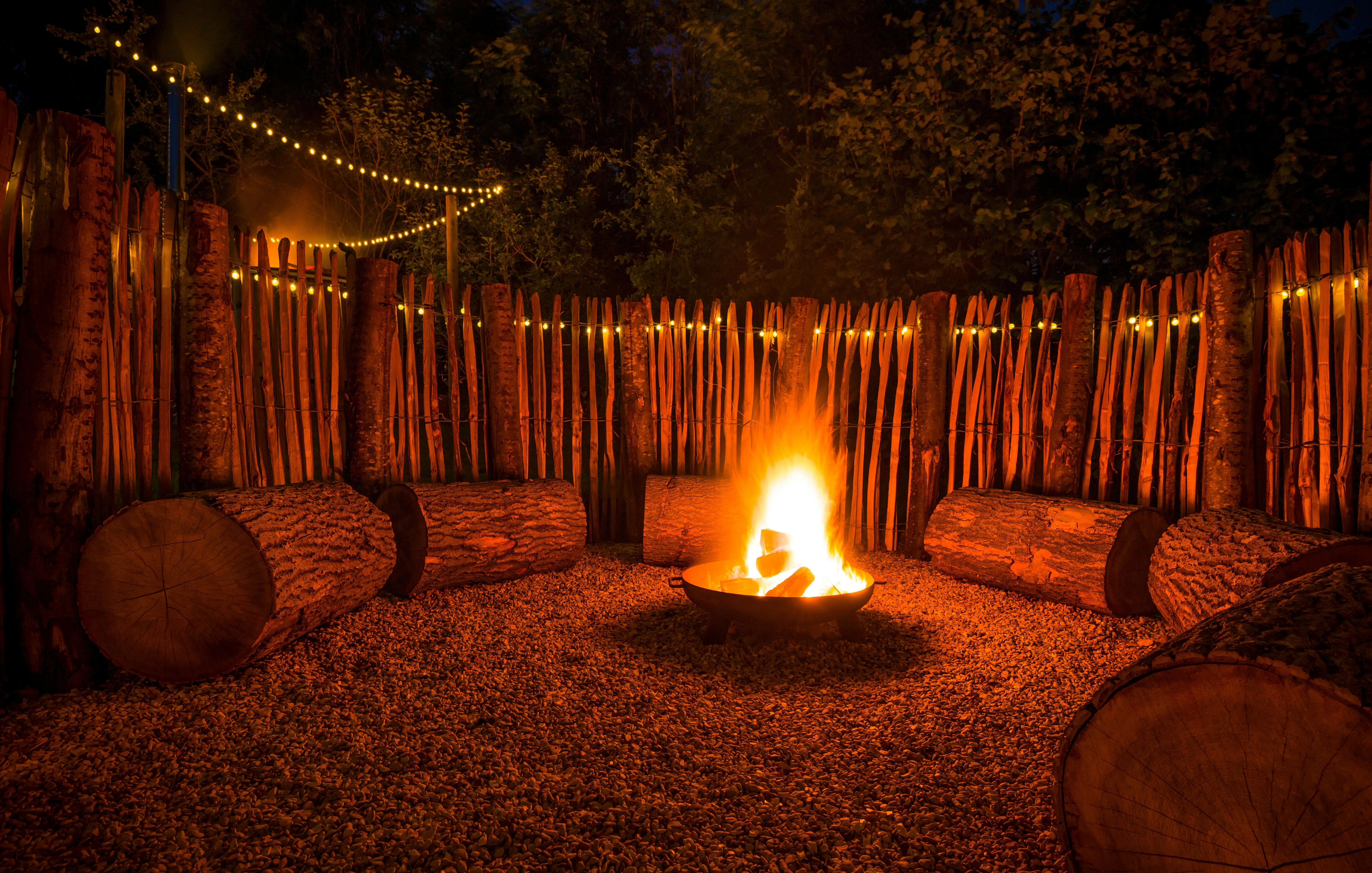Fire pit area - all lodges