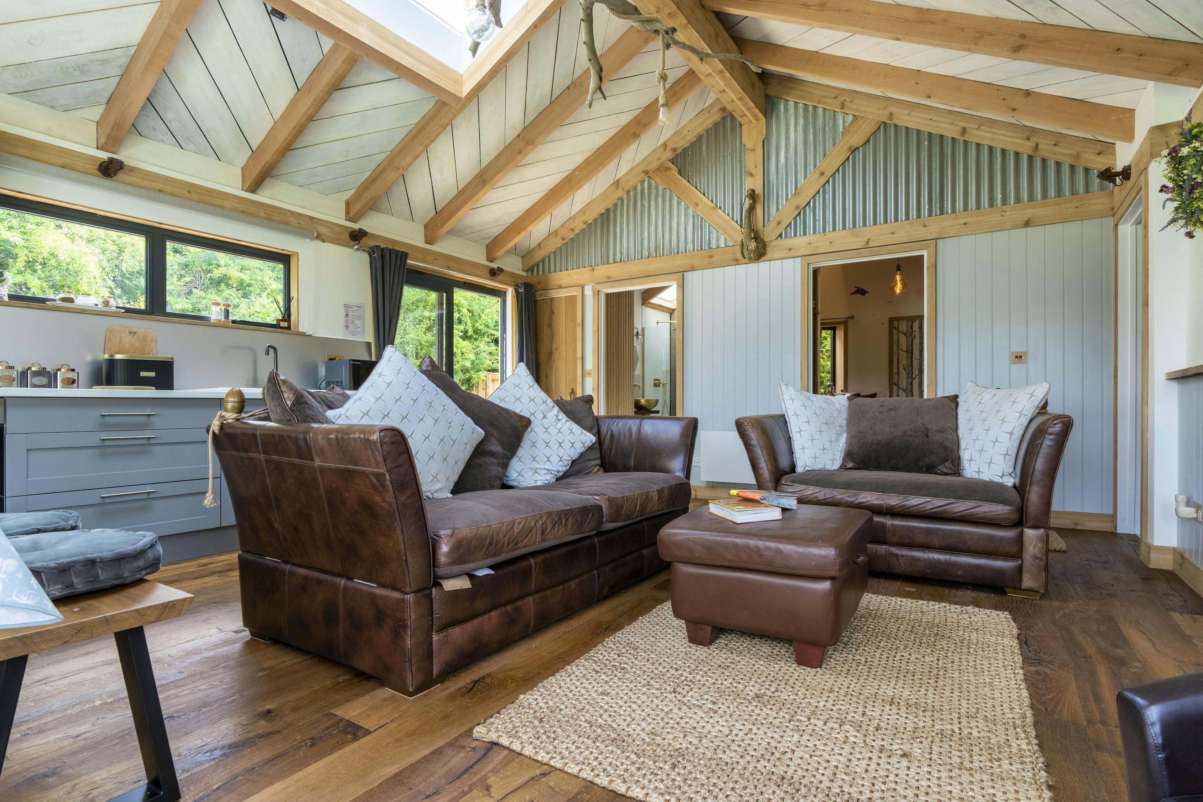 Open plan living area