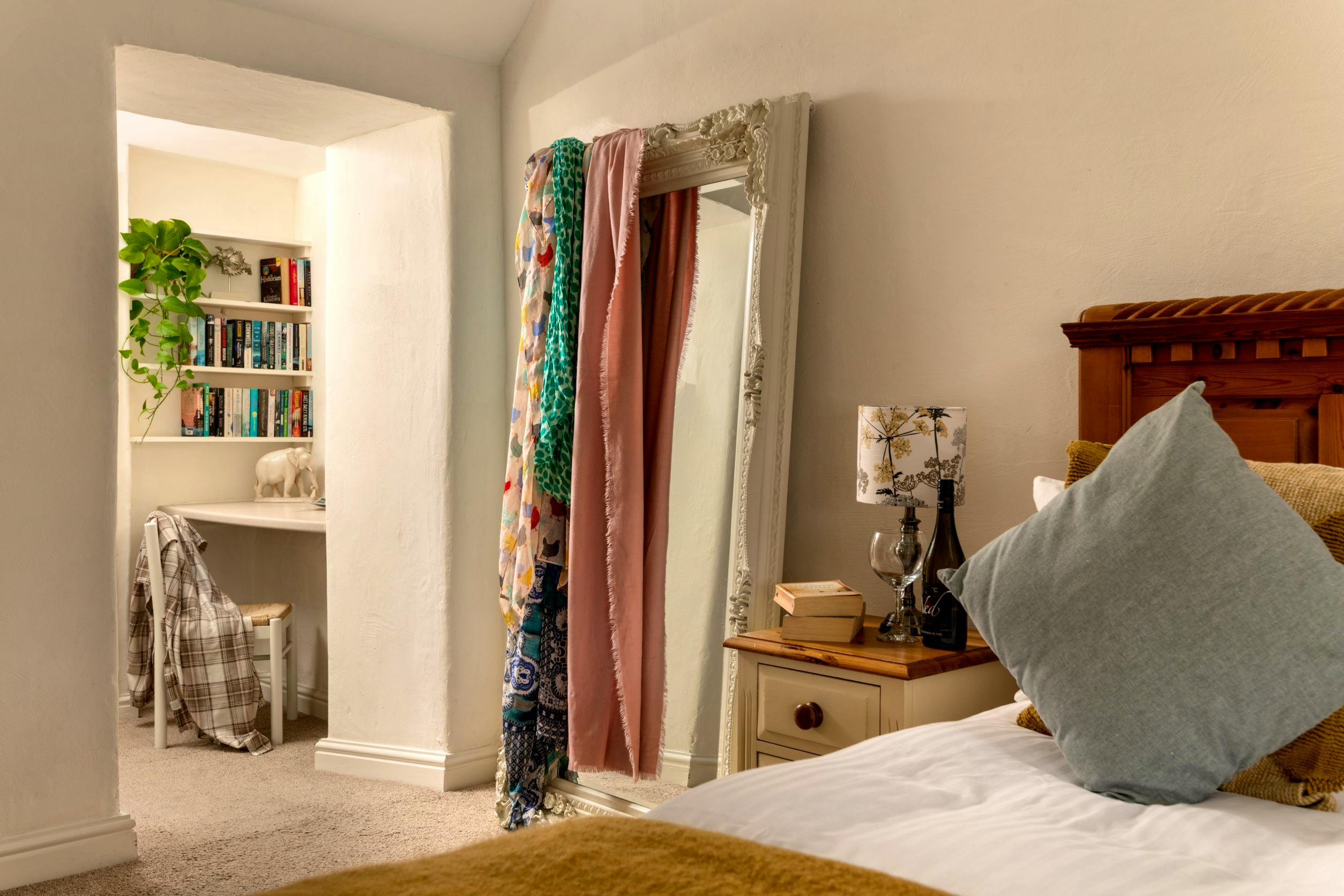 Master bedroom with dressing area