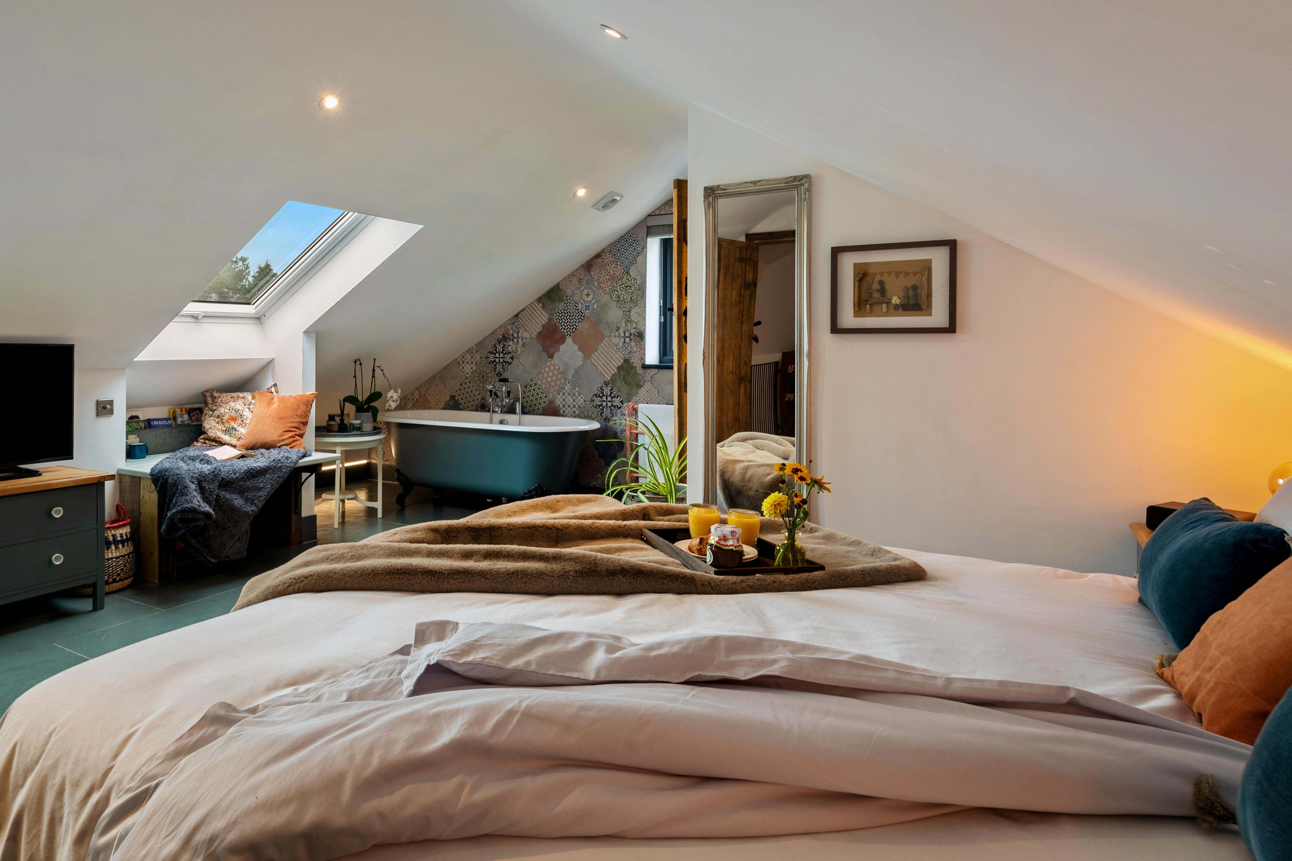 Zinc - superking zip or twin & bath