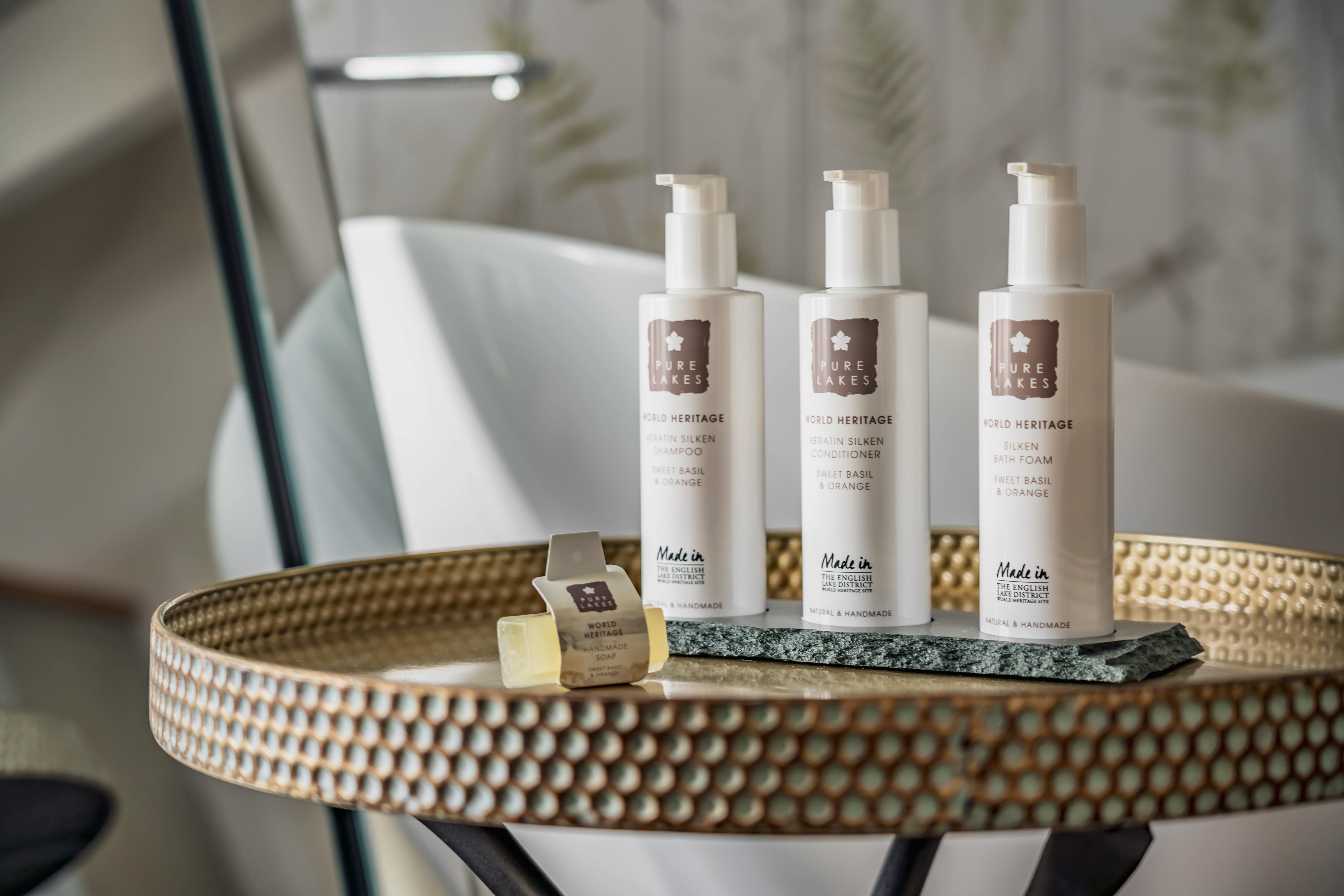 Pure Lakes toiletries 