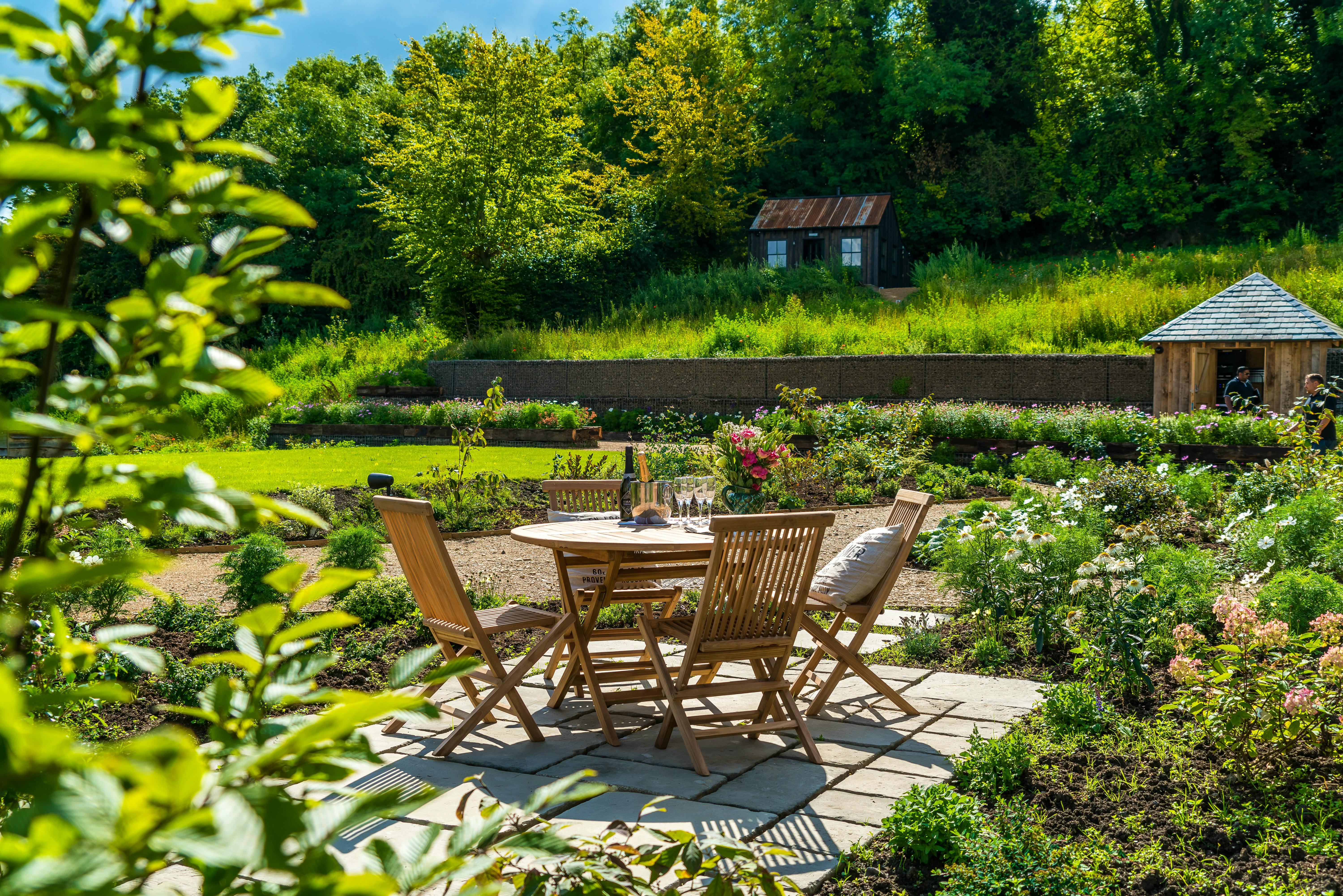 Casual spaces for enjoying the sun