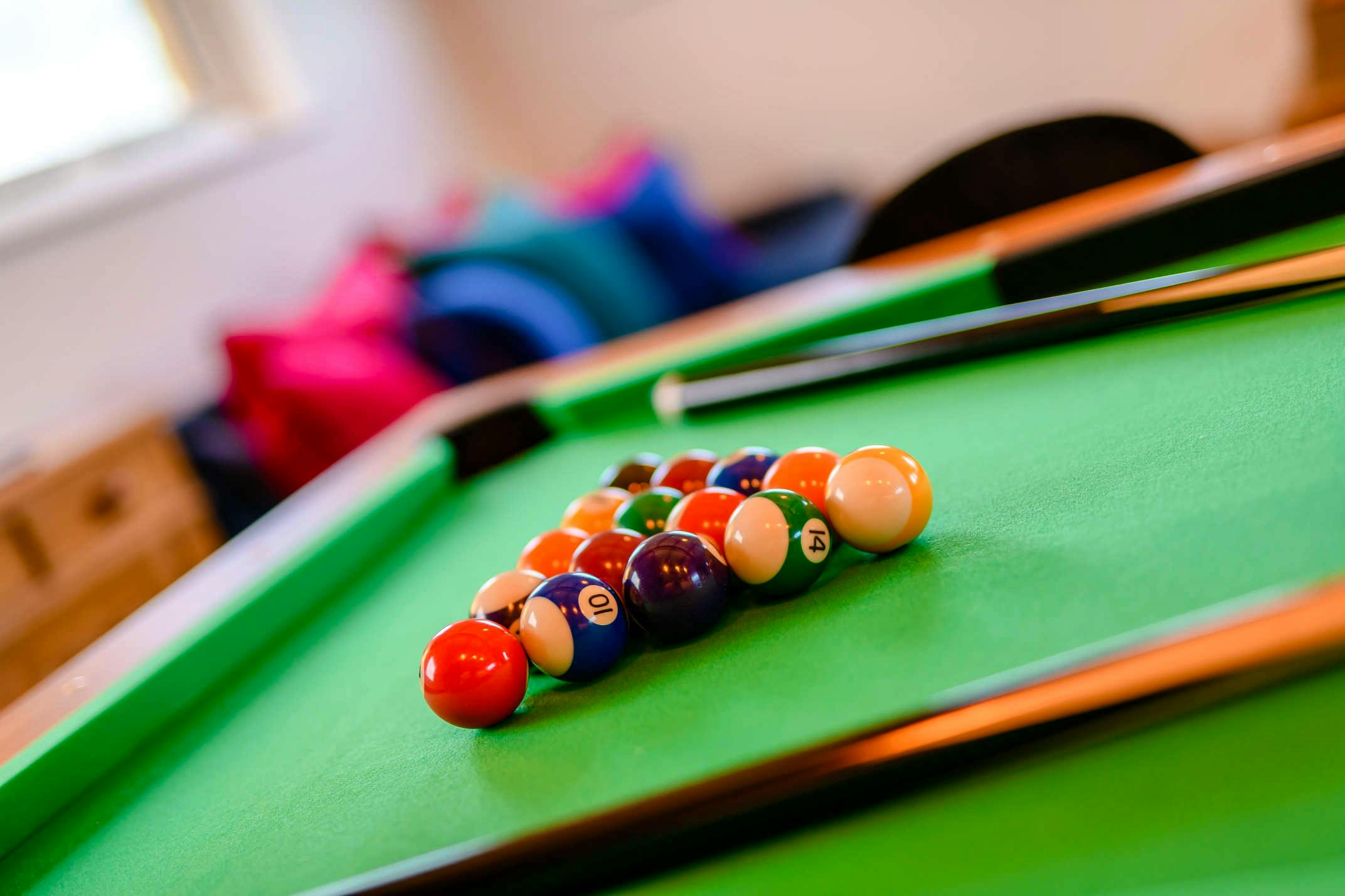 A game of pool or ping pong anyone?