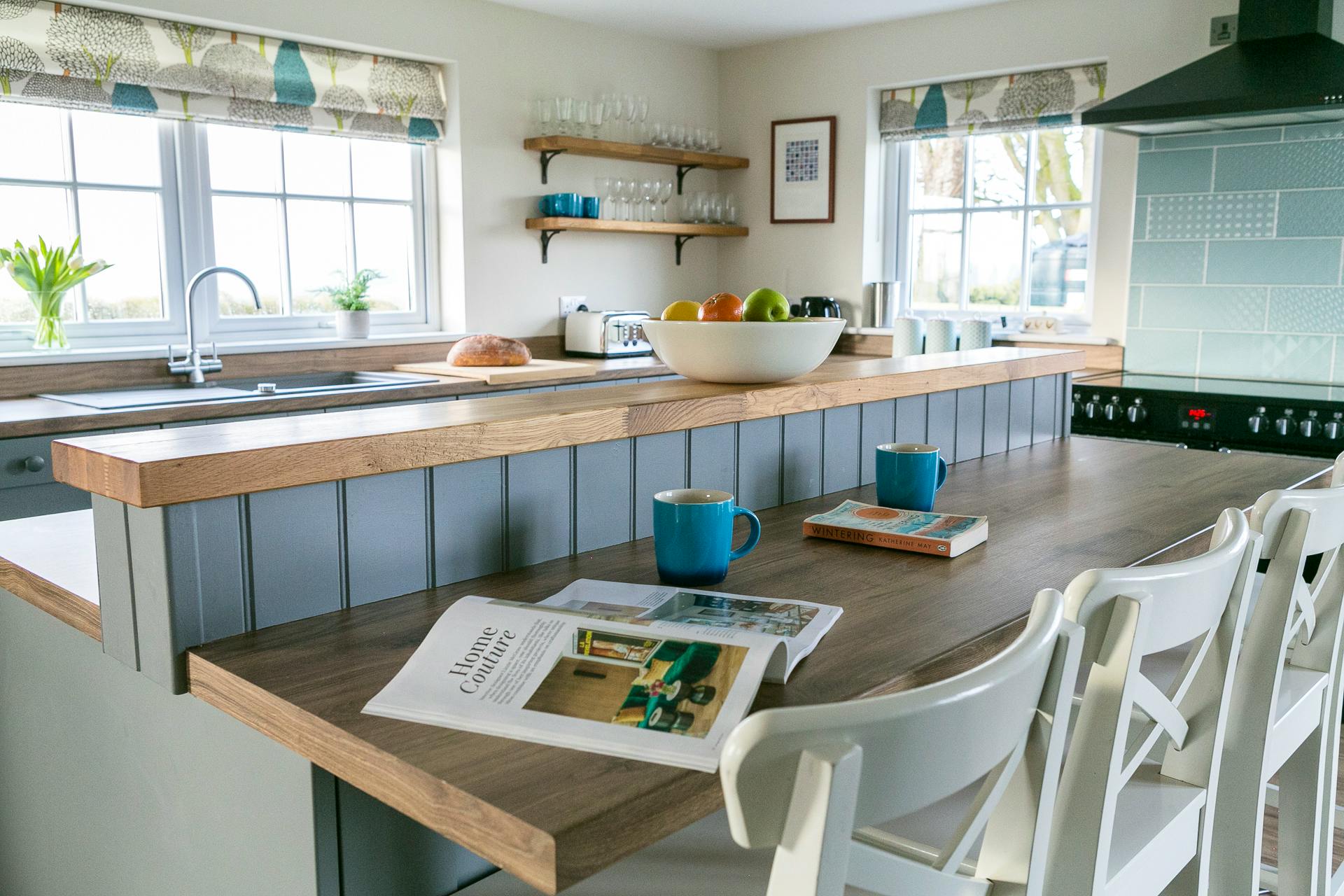 Large kitchen island
