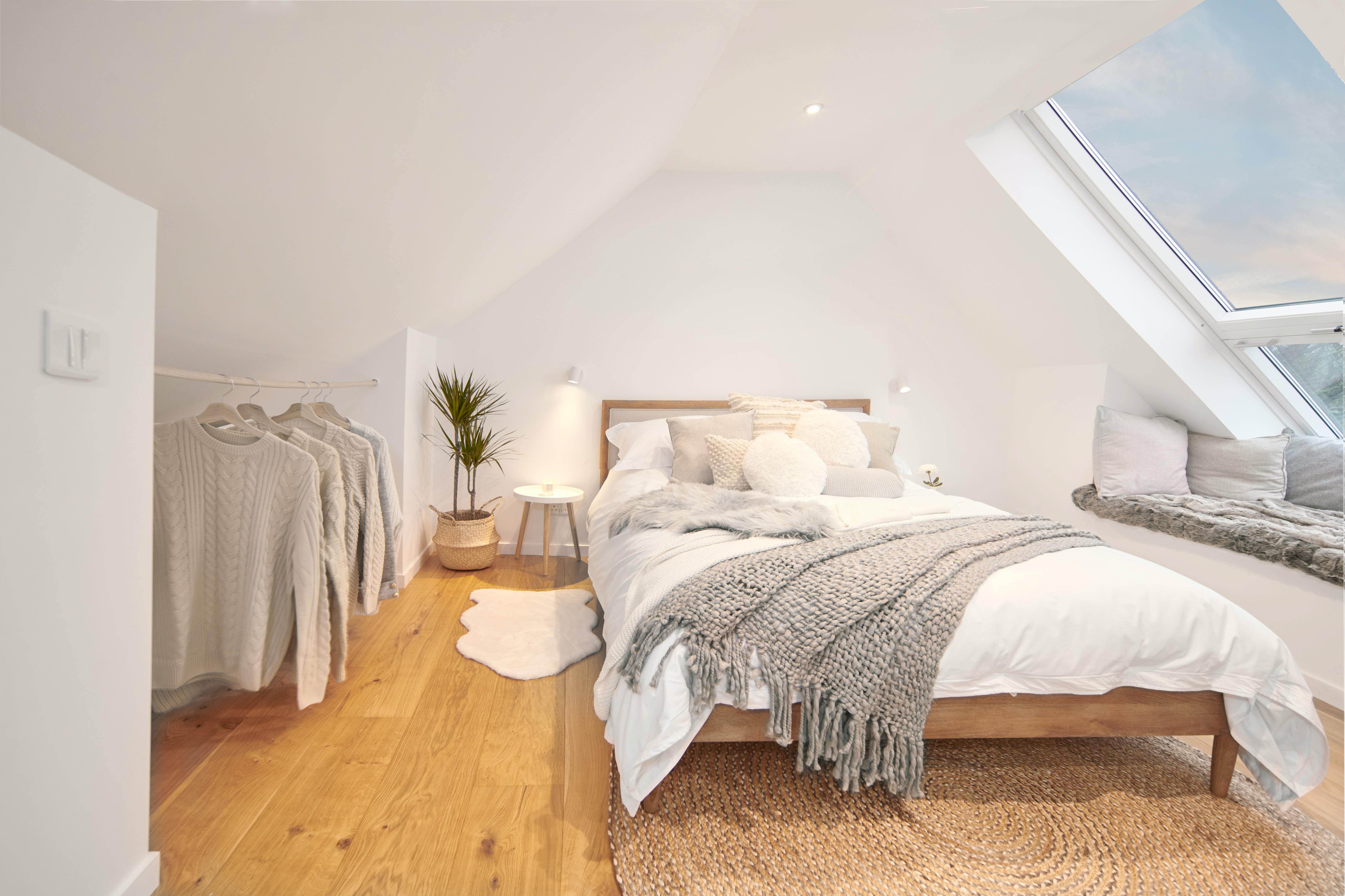 Mezzanine bedroom at Skuyo