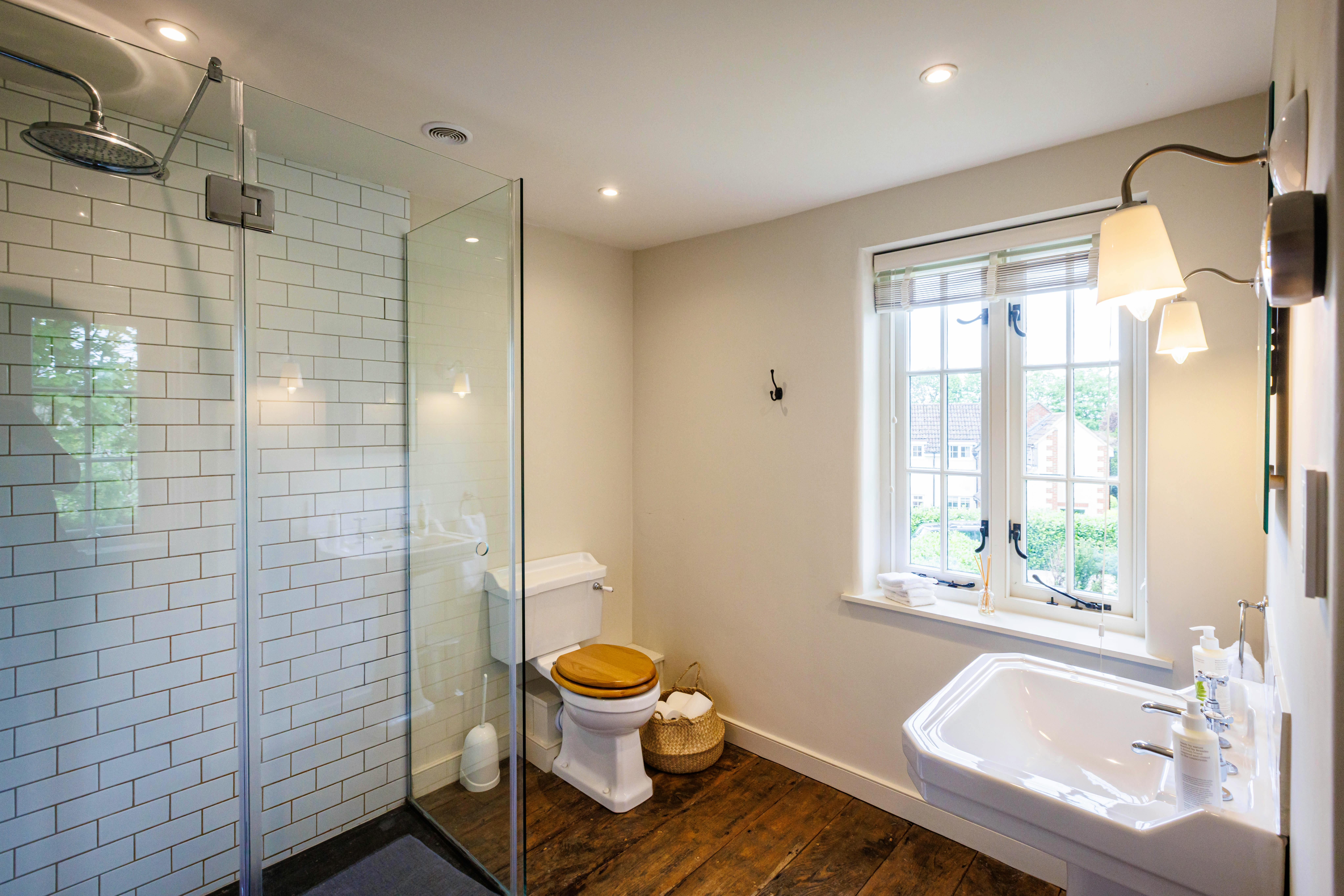 Second bathroom with shower