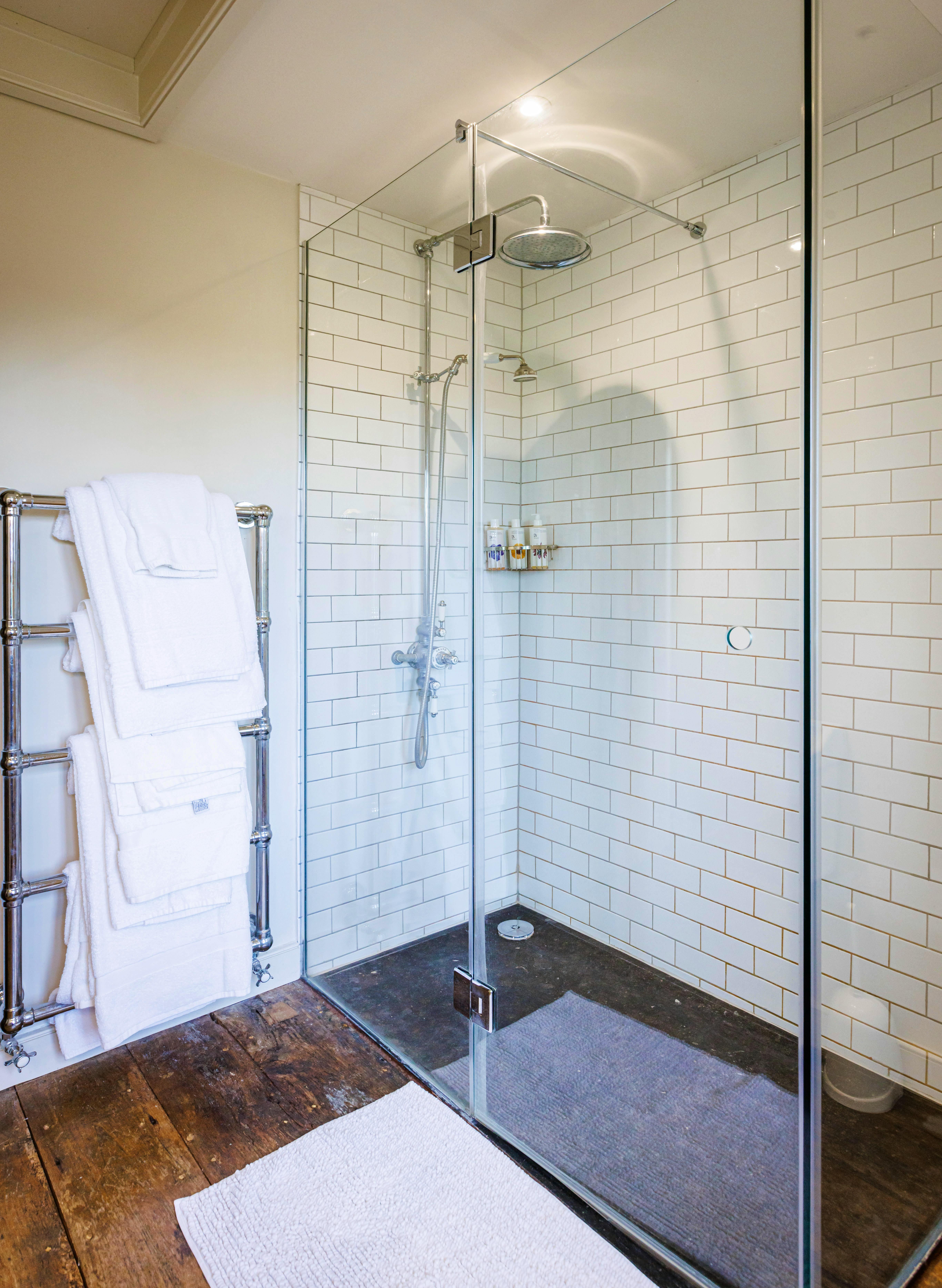 Second bathroom with shower