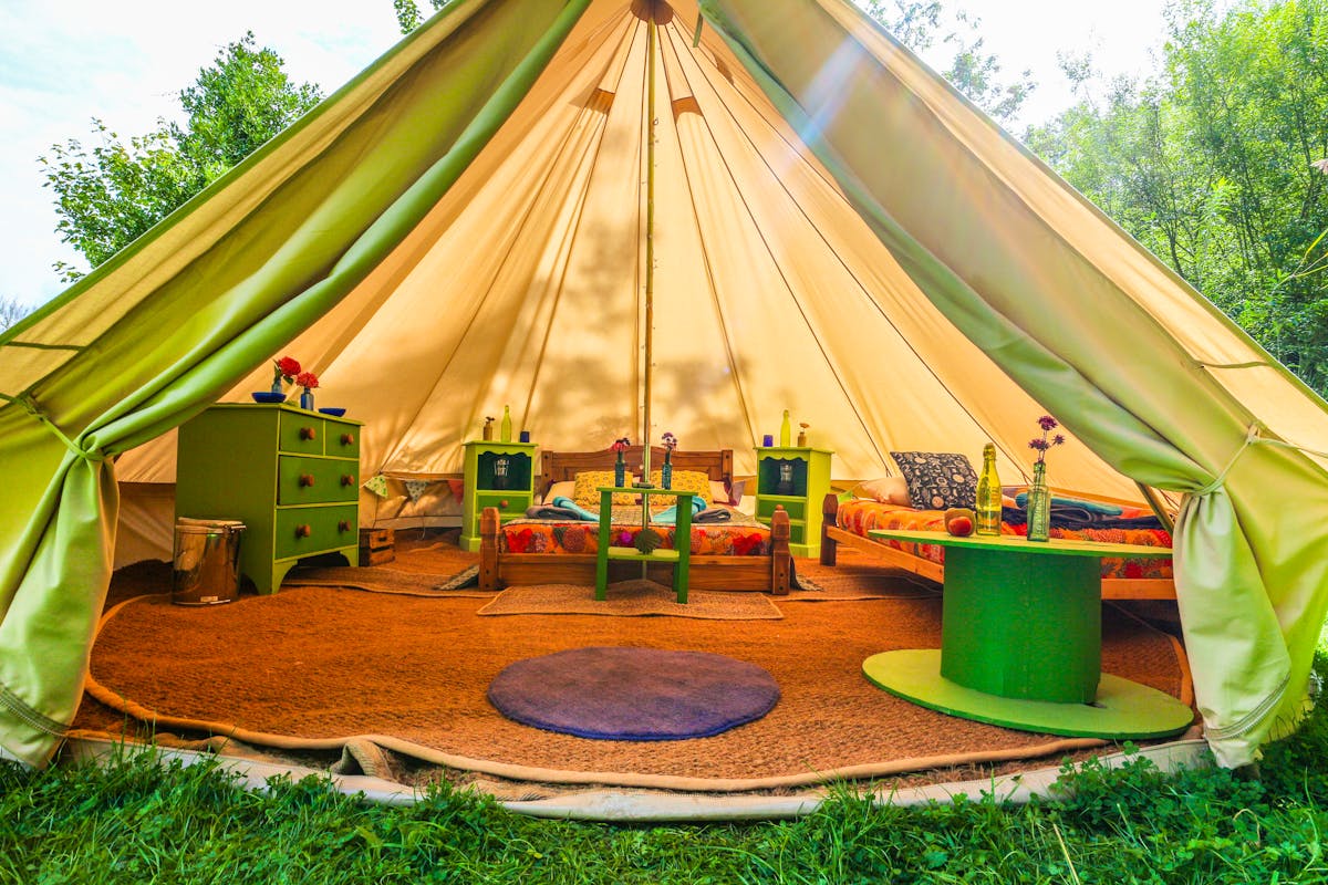 West Lexham Bell Tent Glamping Luxury glamping in rural Norfolk