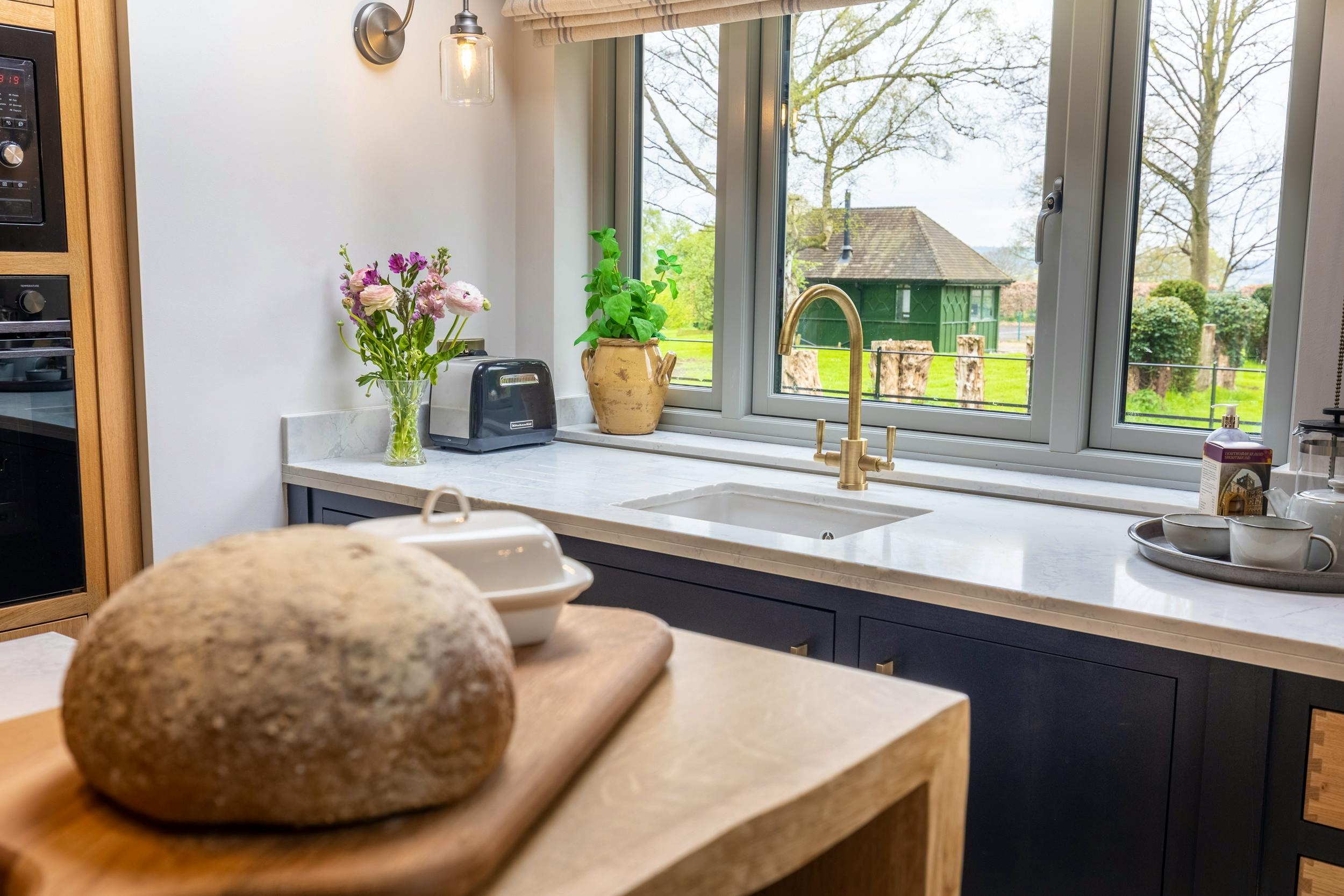 Kitchen views over the Tyne Valley