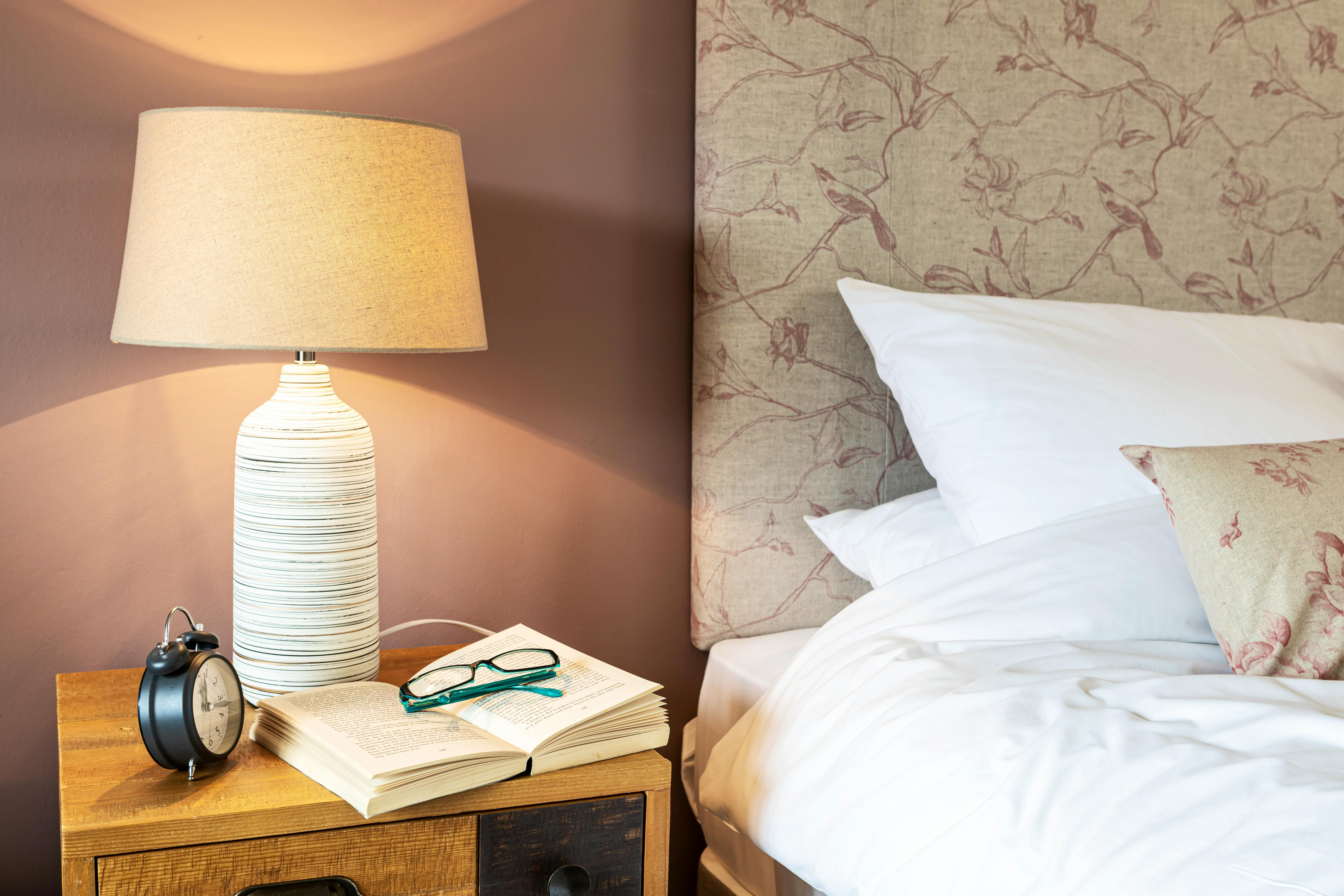 Bedroom One bedside table