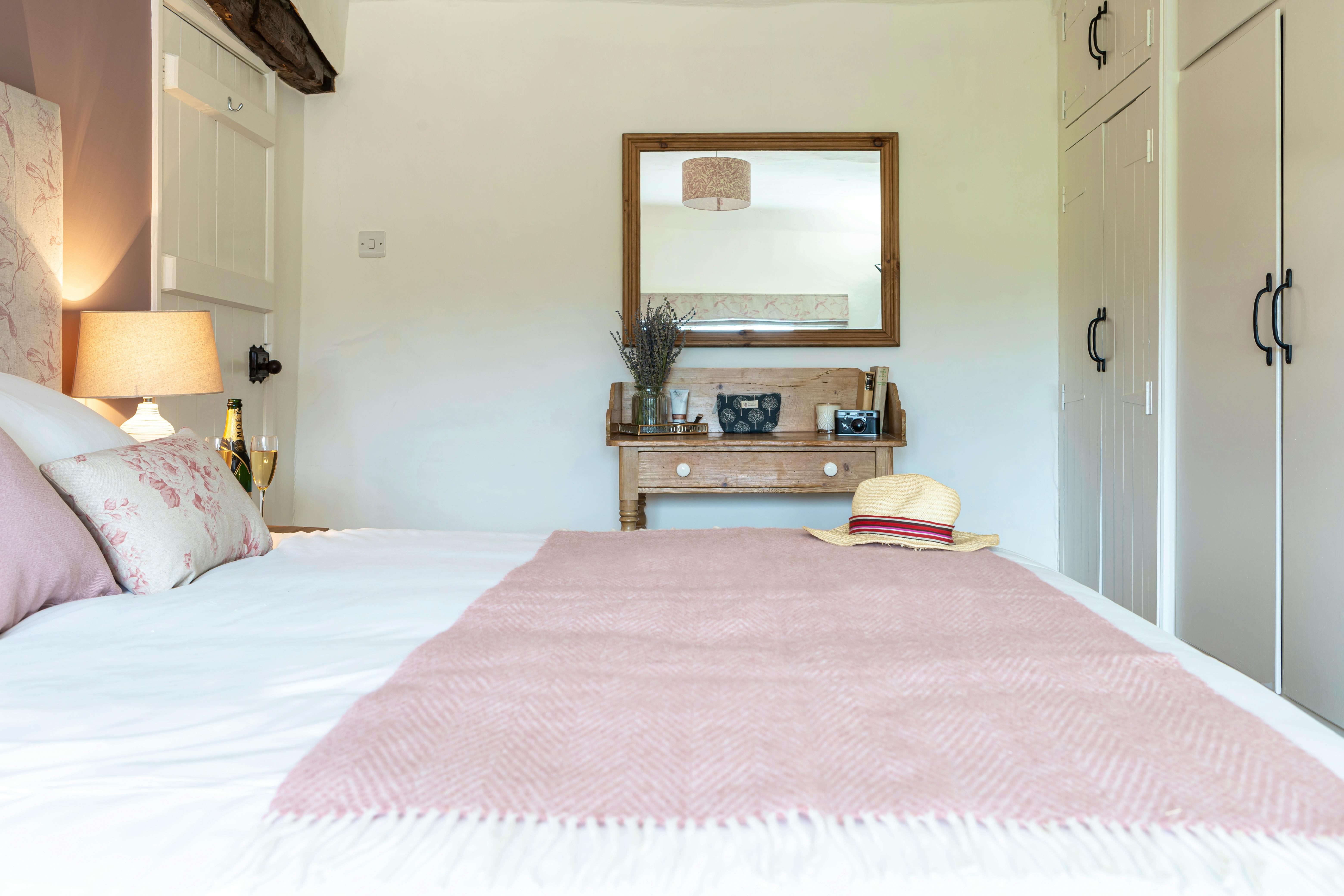 Super king size bed in bedroom one