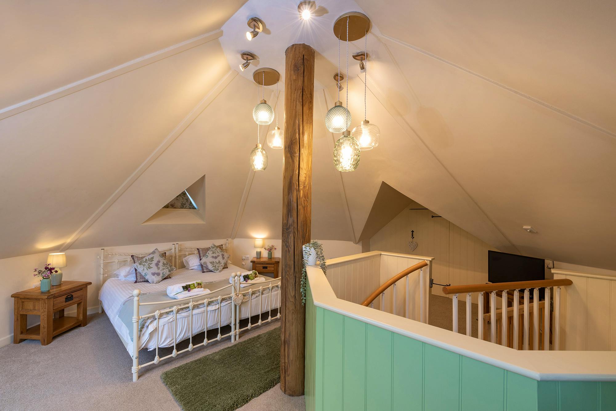 Master bedroom in the tree