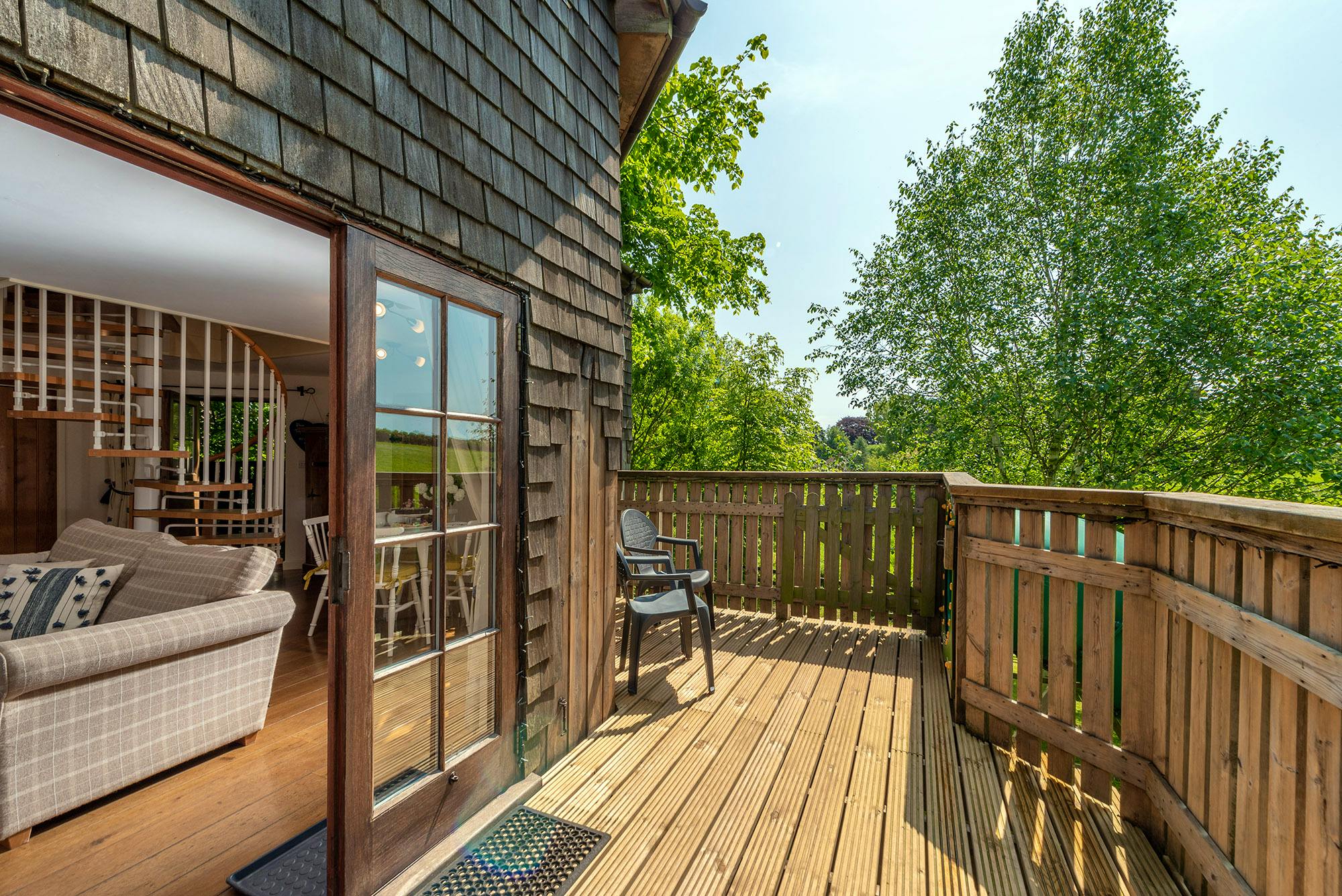 Stunning decking balcony