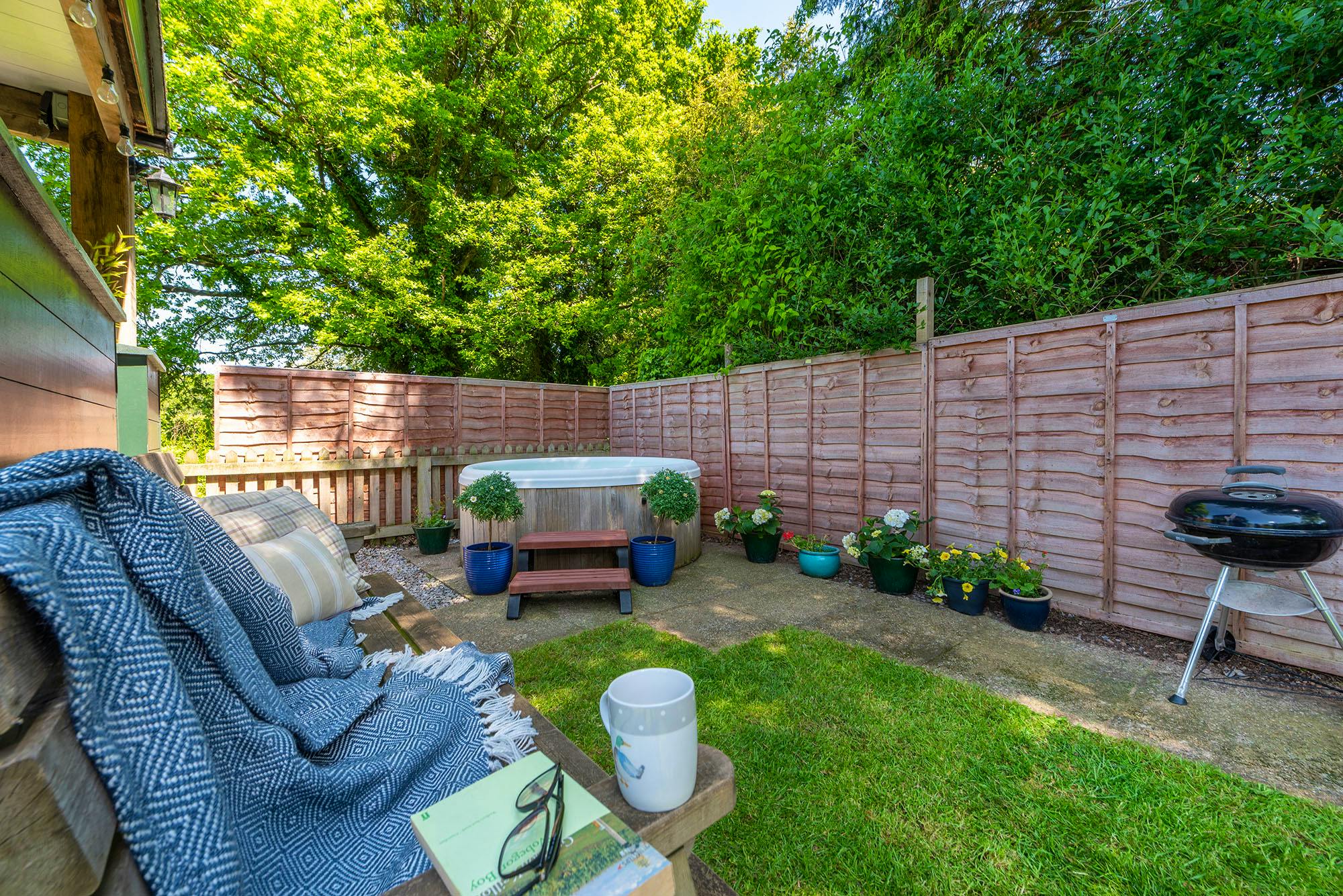 Gardens at The Railway Carriage 