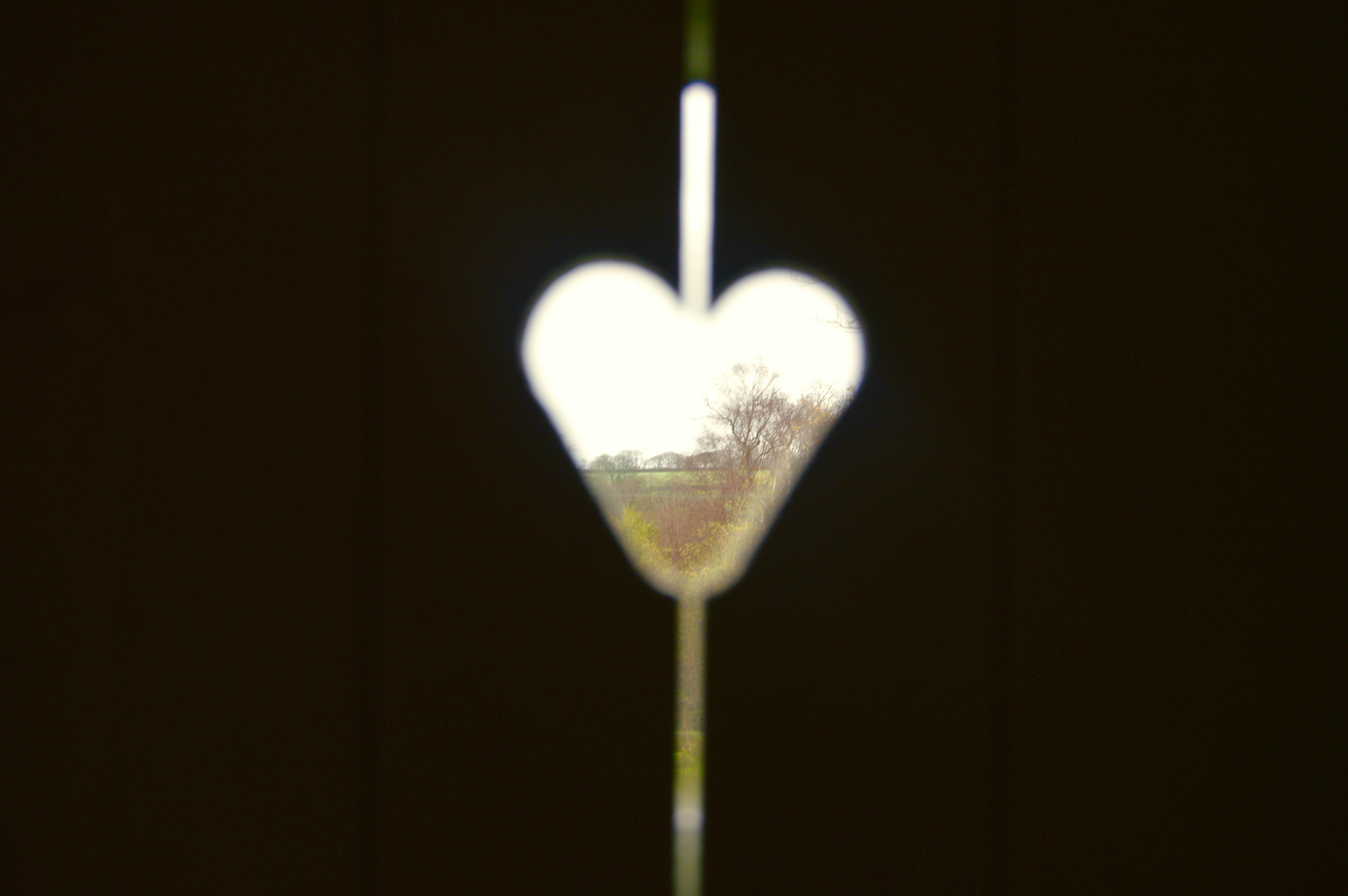 The shutters by the bed ensure a lovely dark night's sleep and a heart-filled morning...