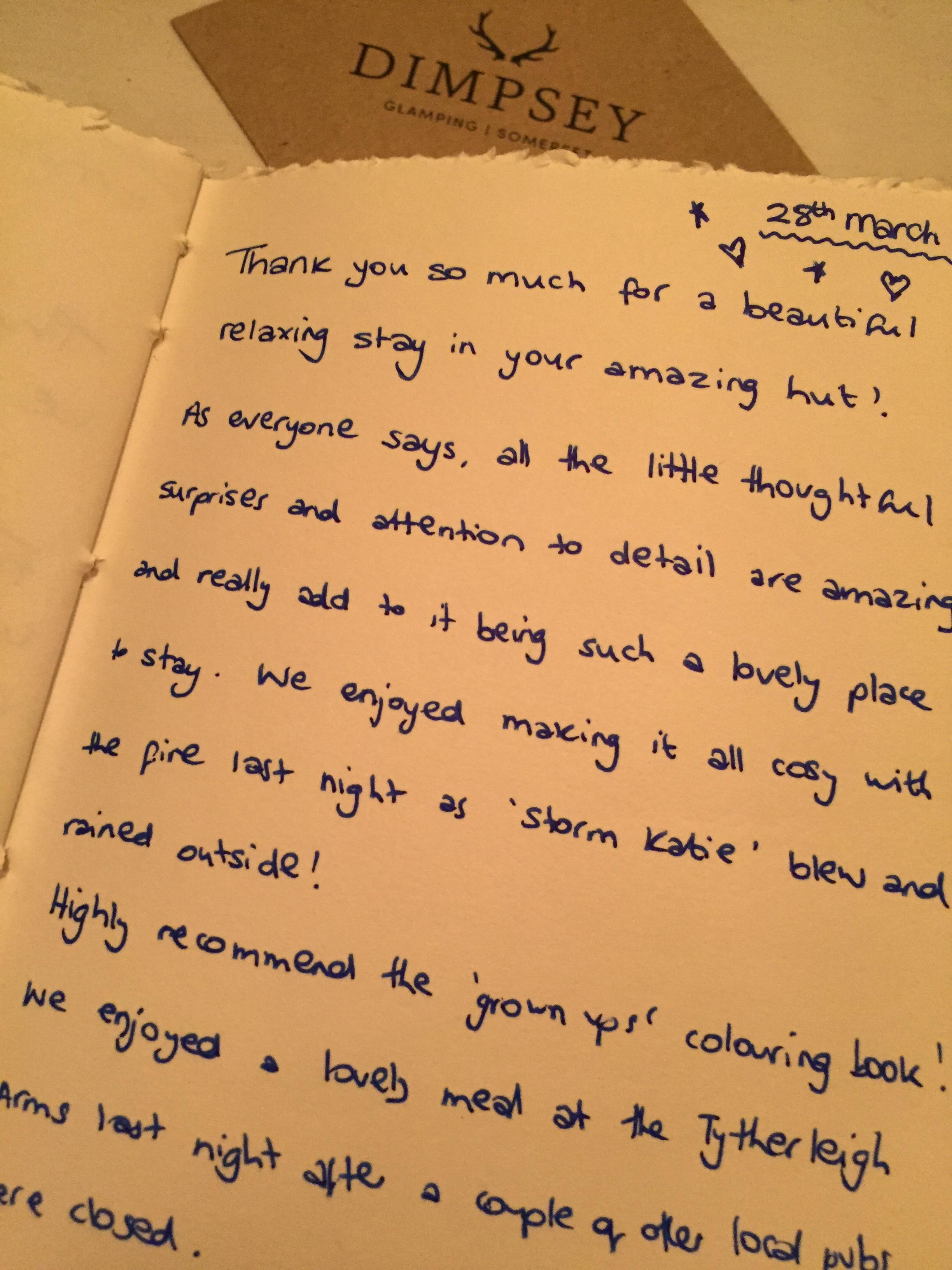 Rain or shine...the Shepherd's Hut is perfect...