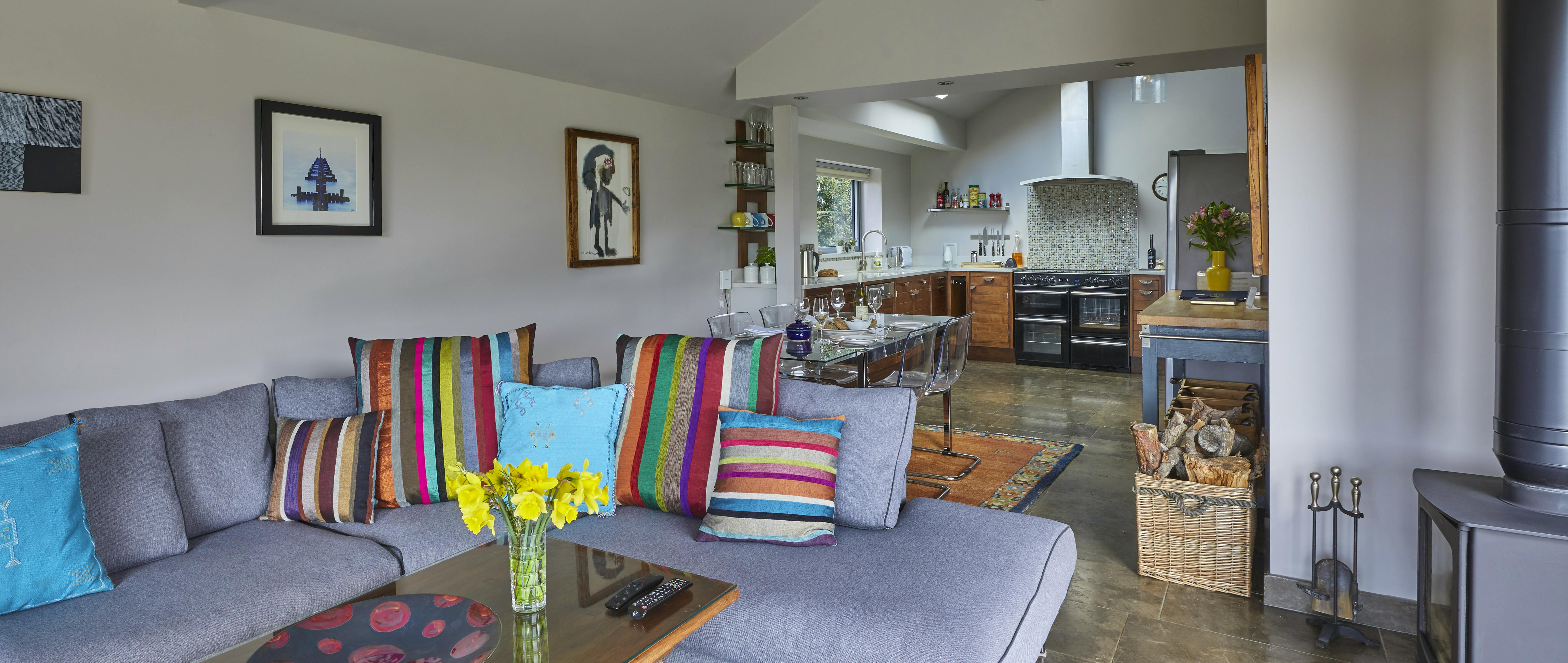 Living, Kitchen, Dining Room 