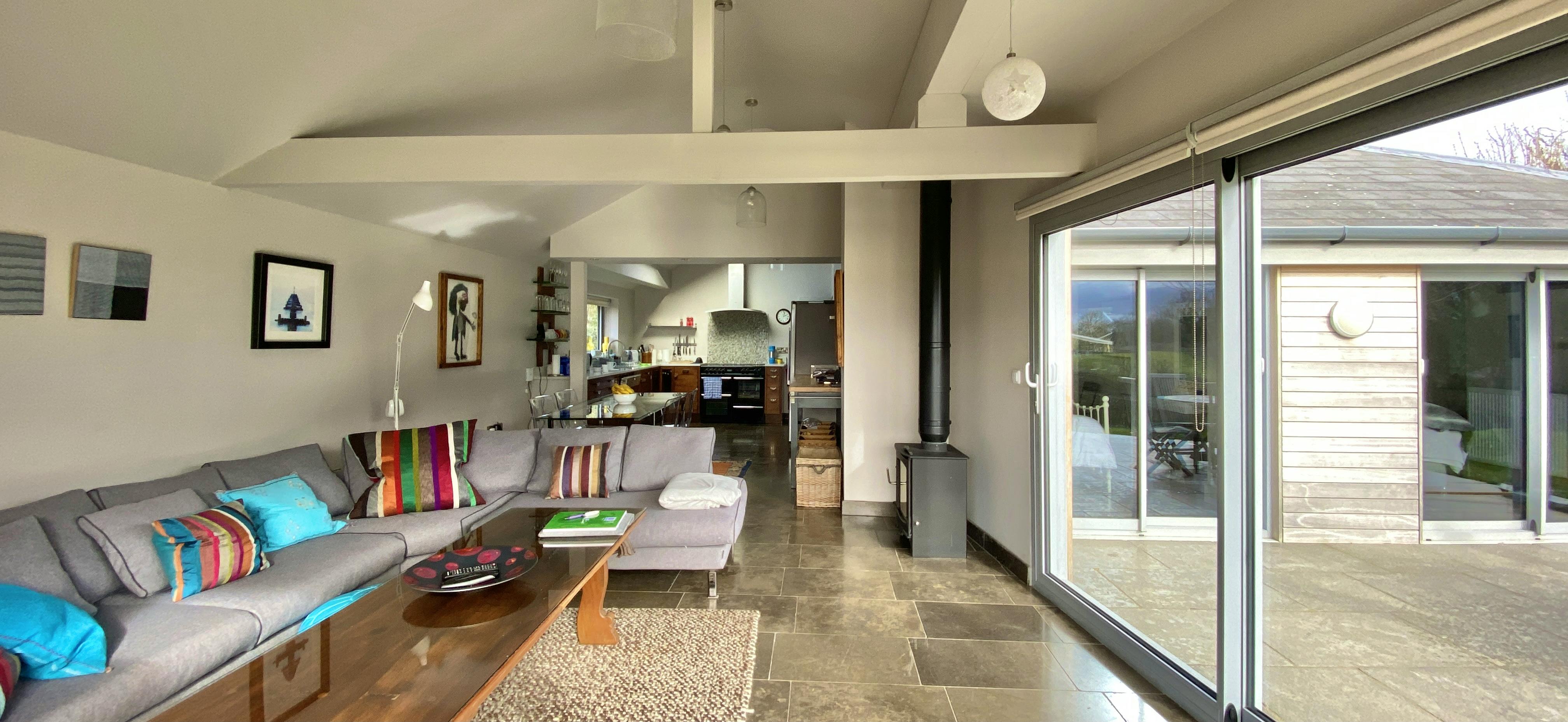 Sliding Windows, south facing Patio