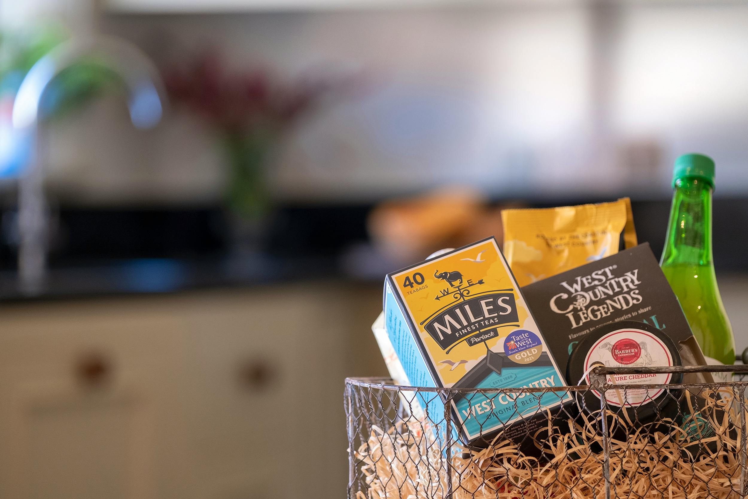 Hamper with local produce