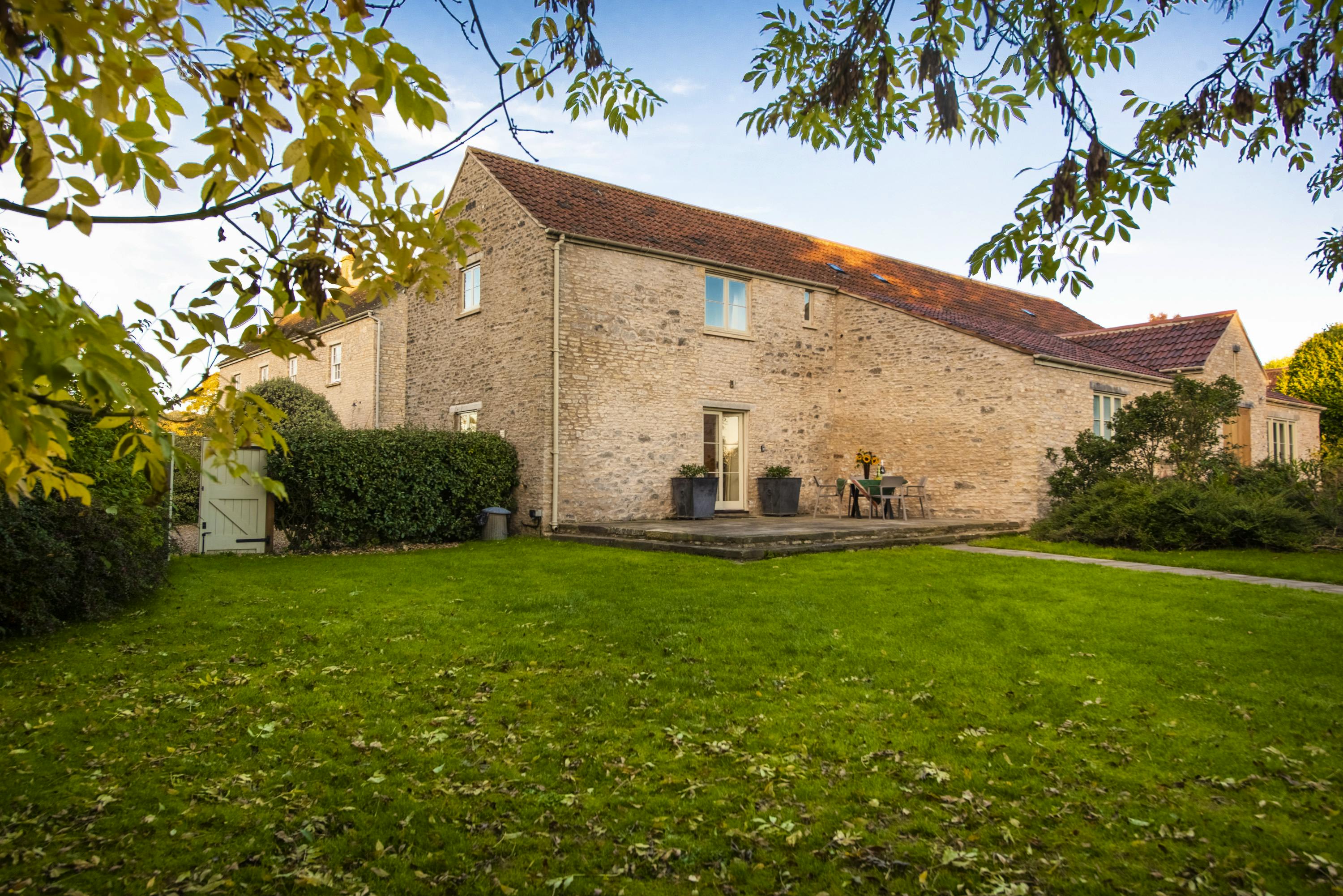 Deerleap has a large garden