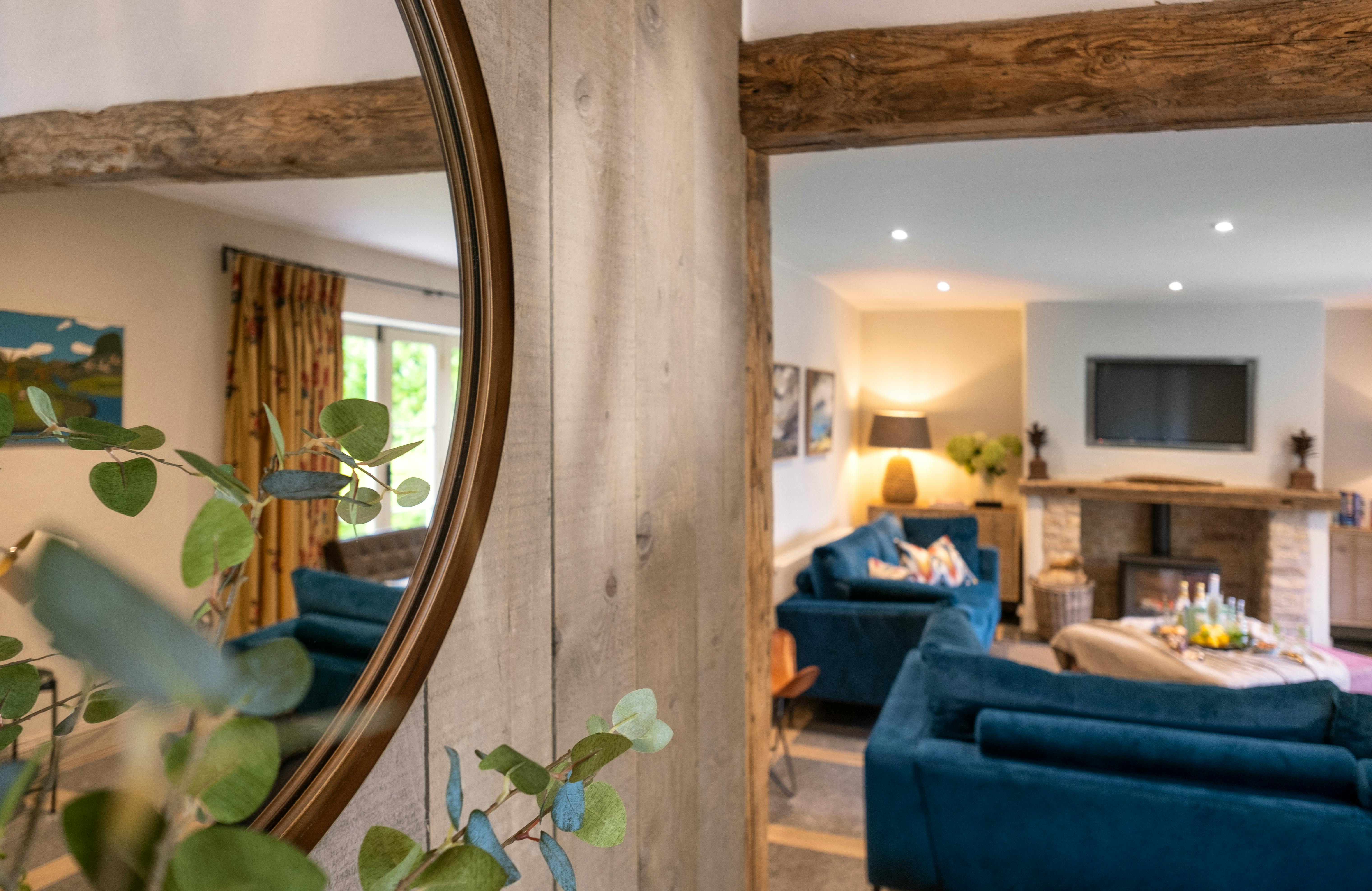 Entrance hall view to sitting room