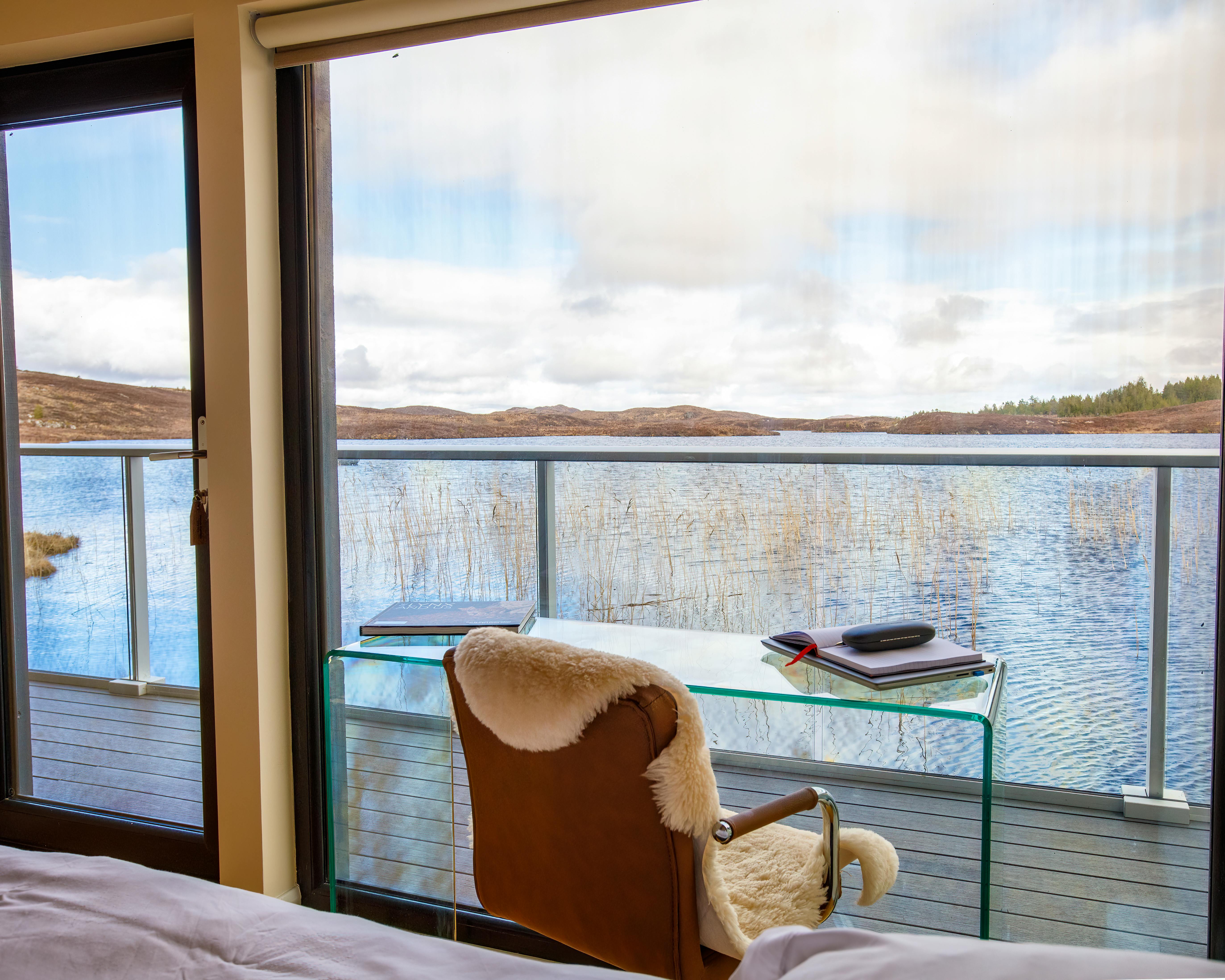 Lochside view from the bedroom