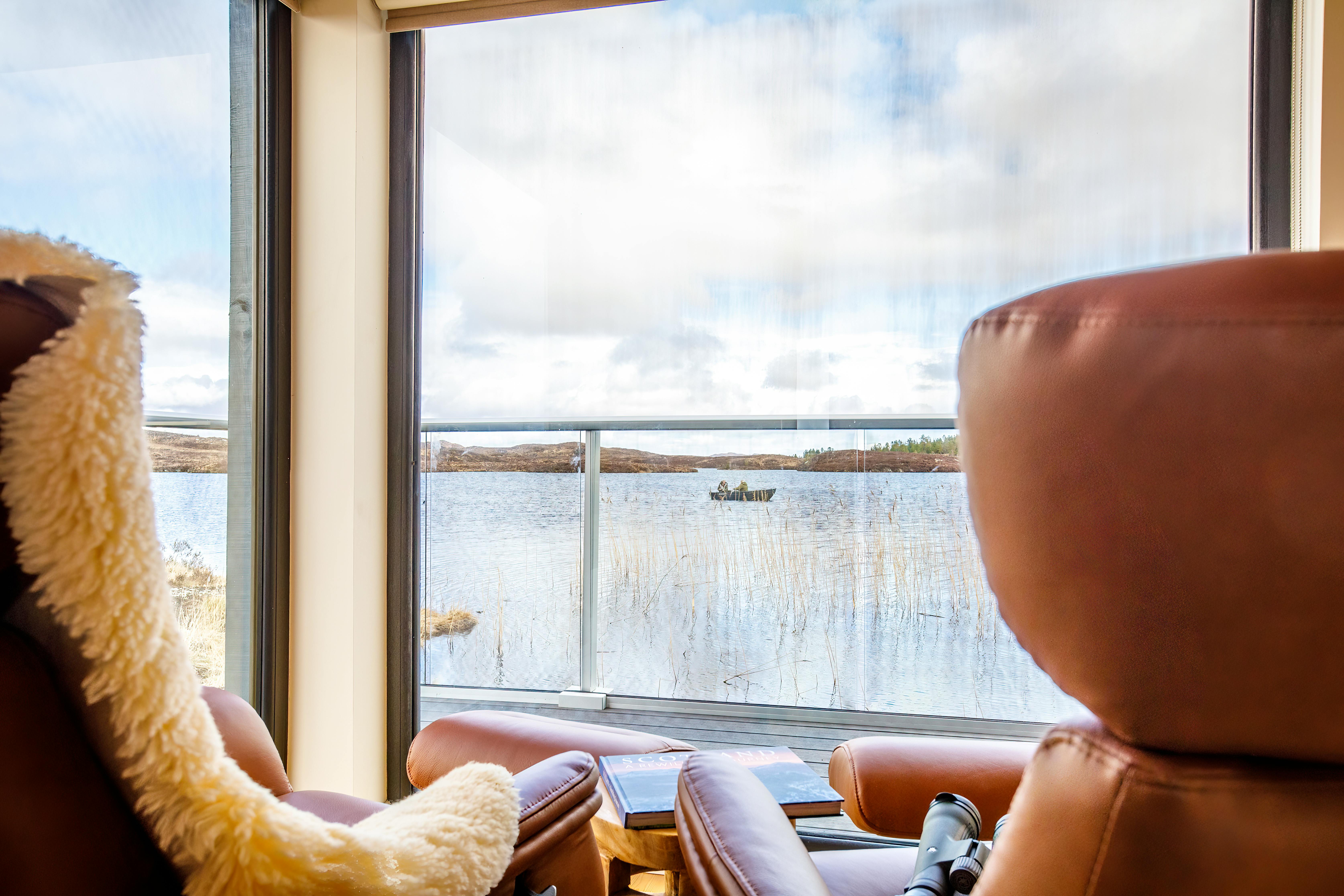 Relax and enjoy the lochside view