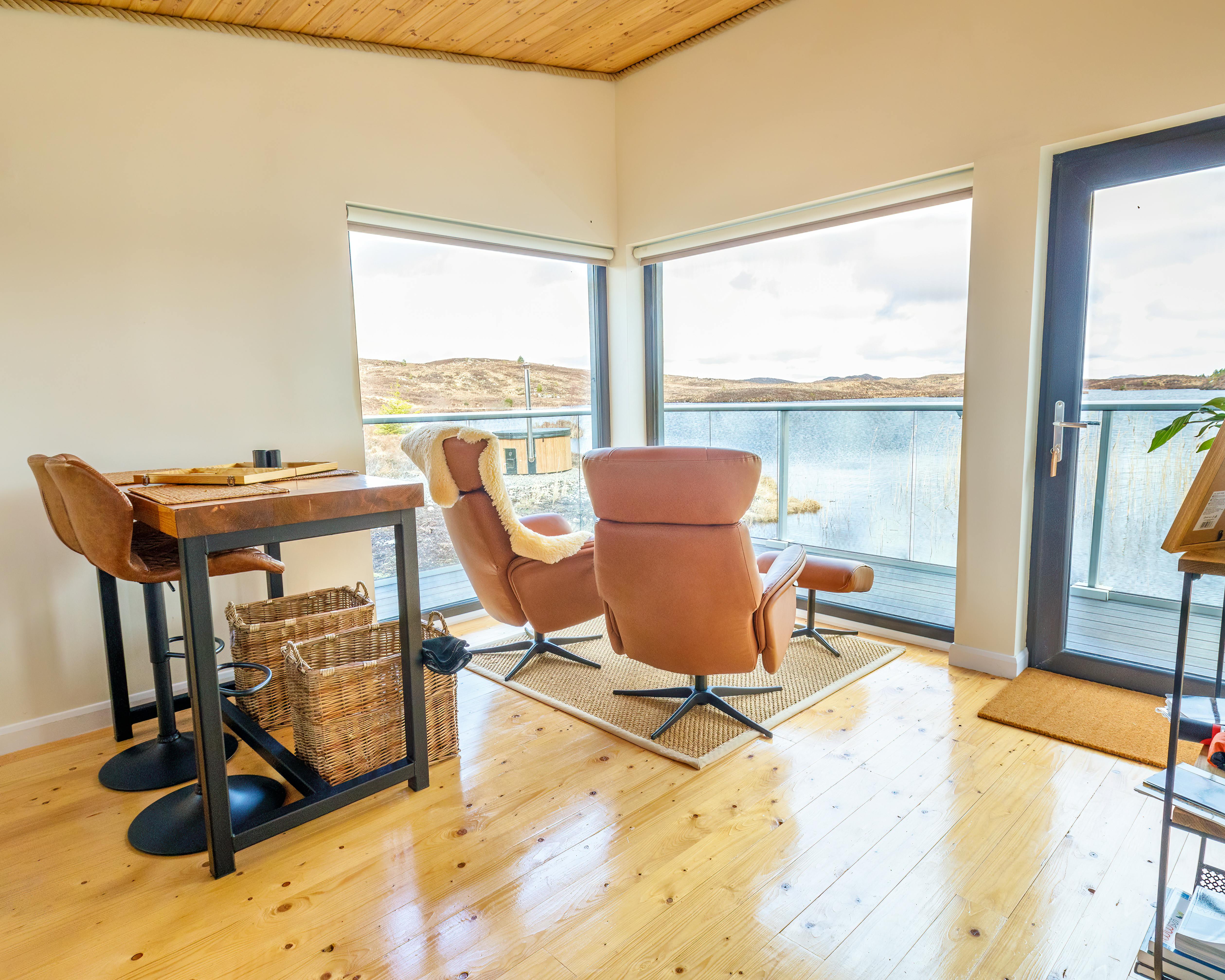 Modern open plan living area