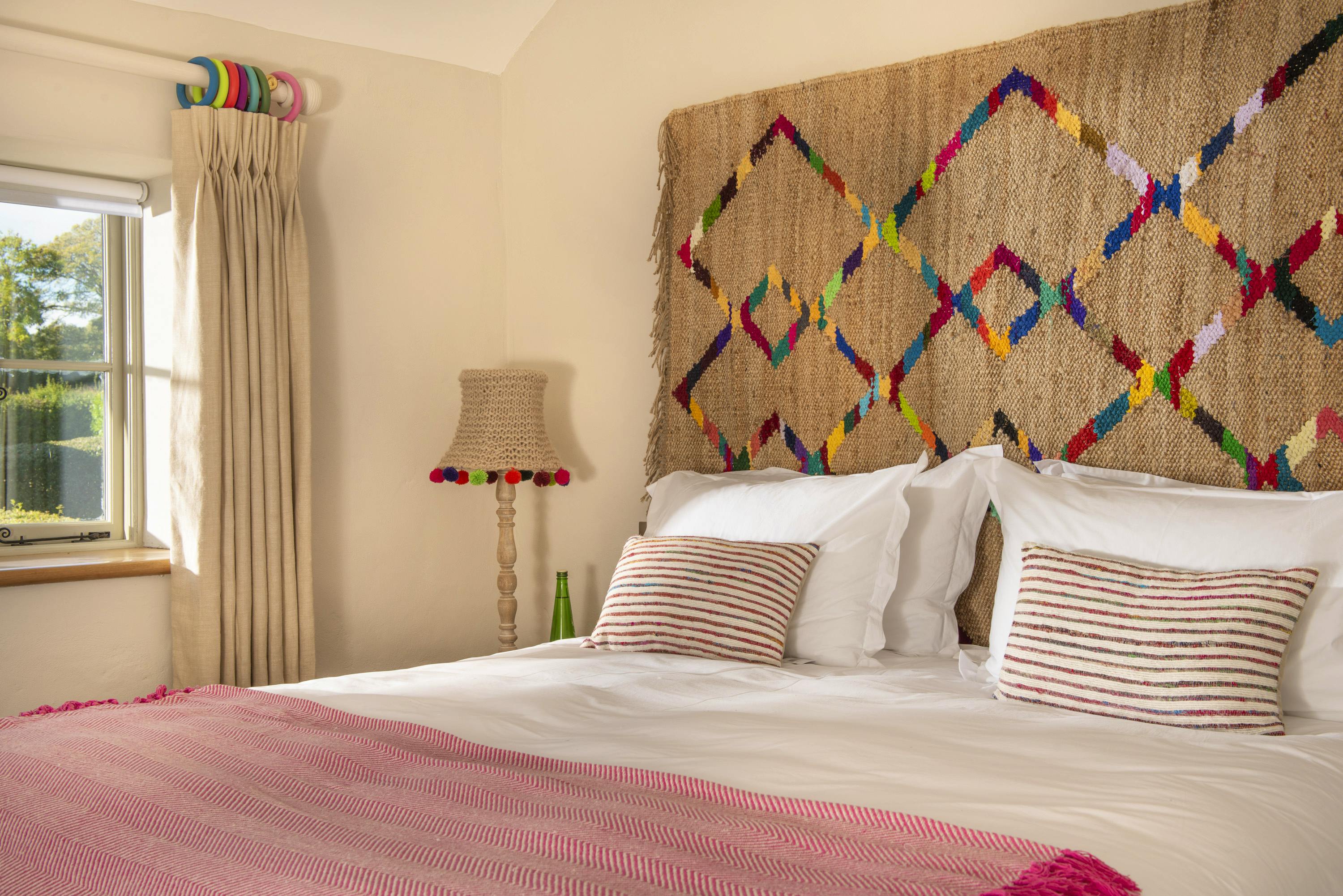 Fun design details in bedroom 1