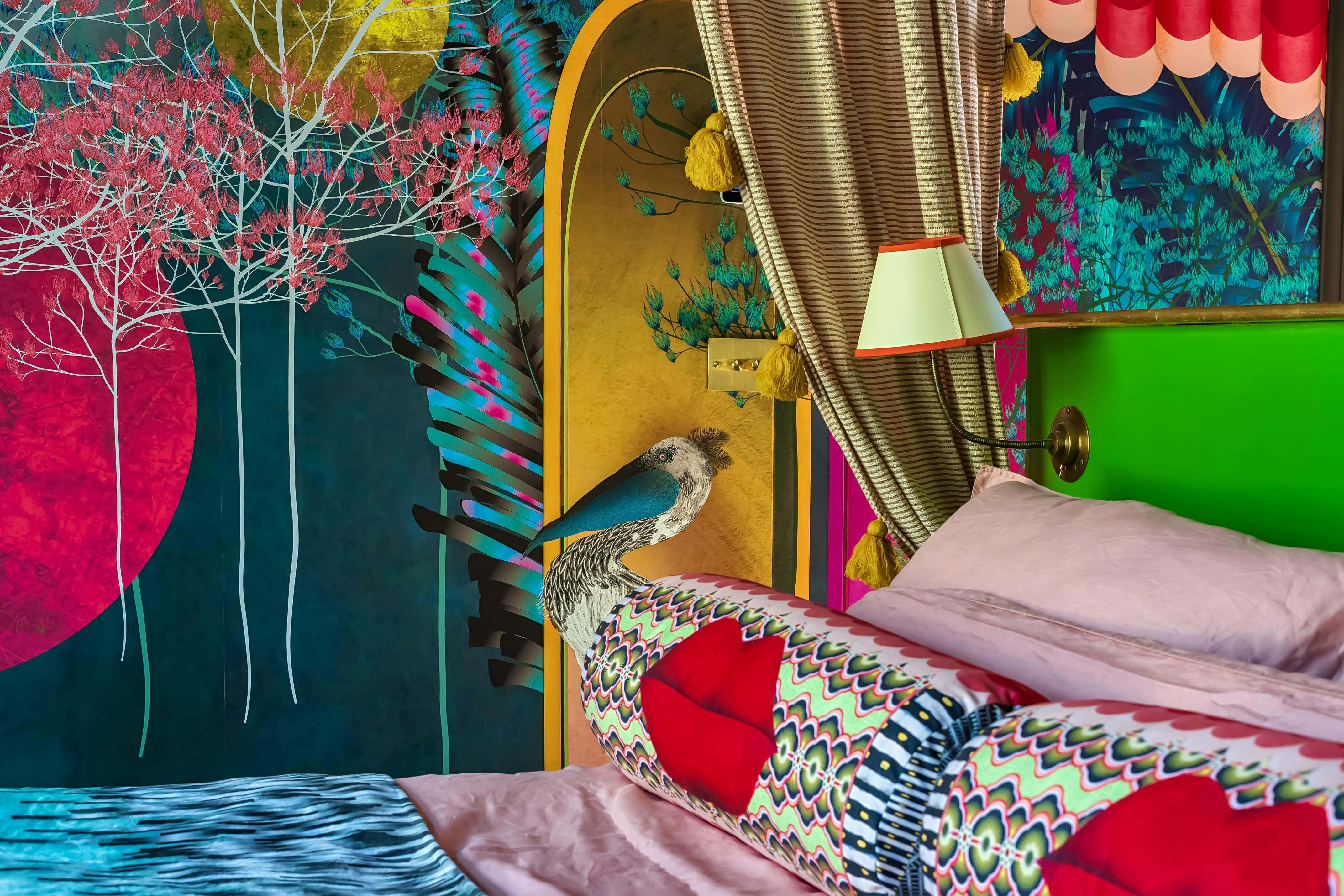 Bespoke \'Moons\' wallpaper mural