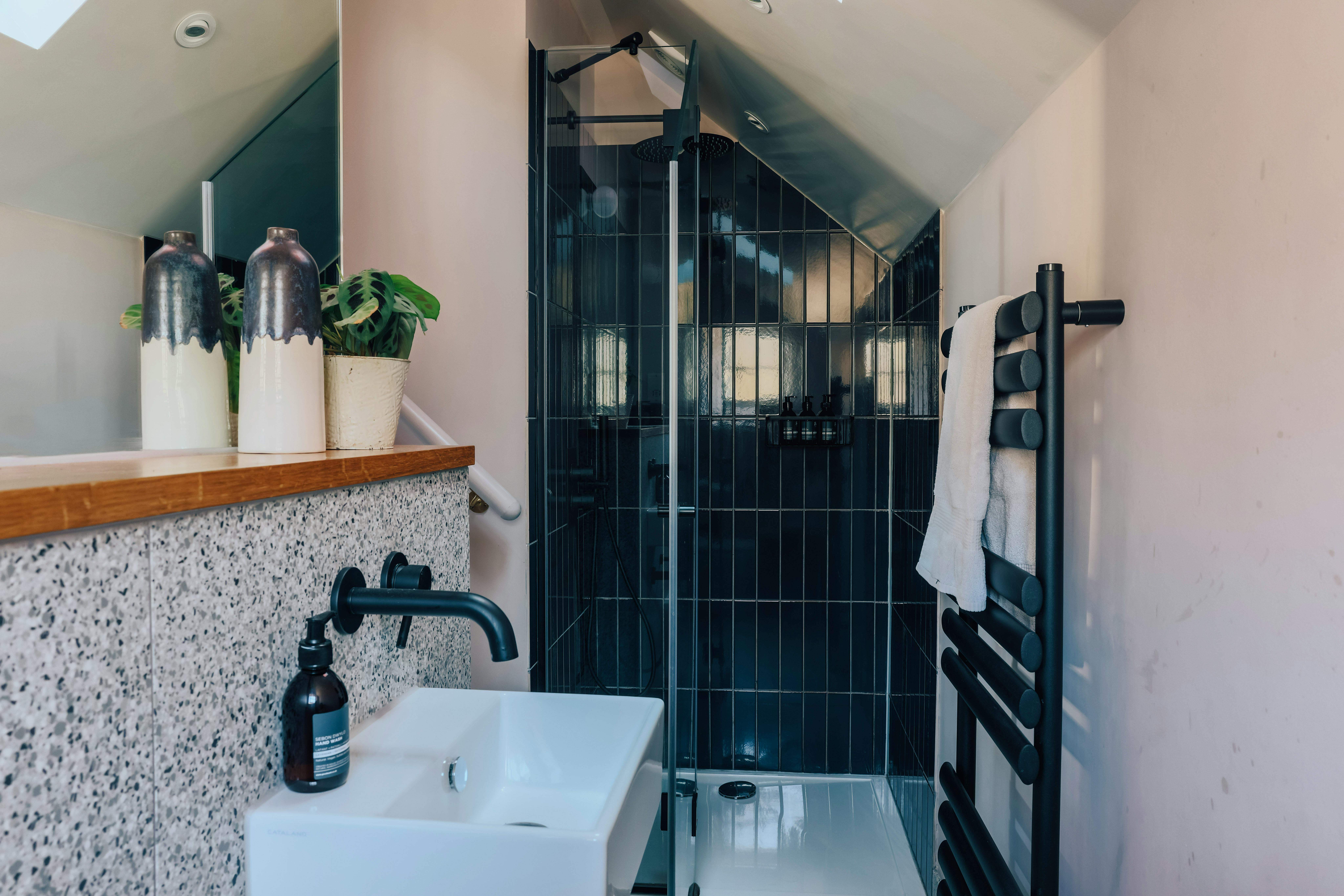 Ensuite shower room to master