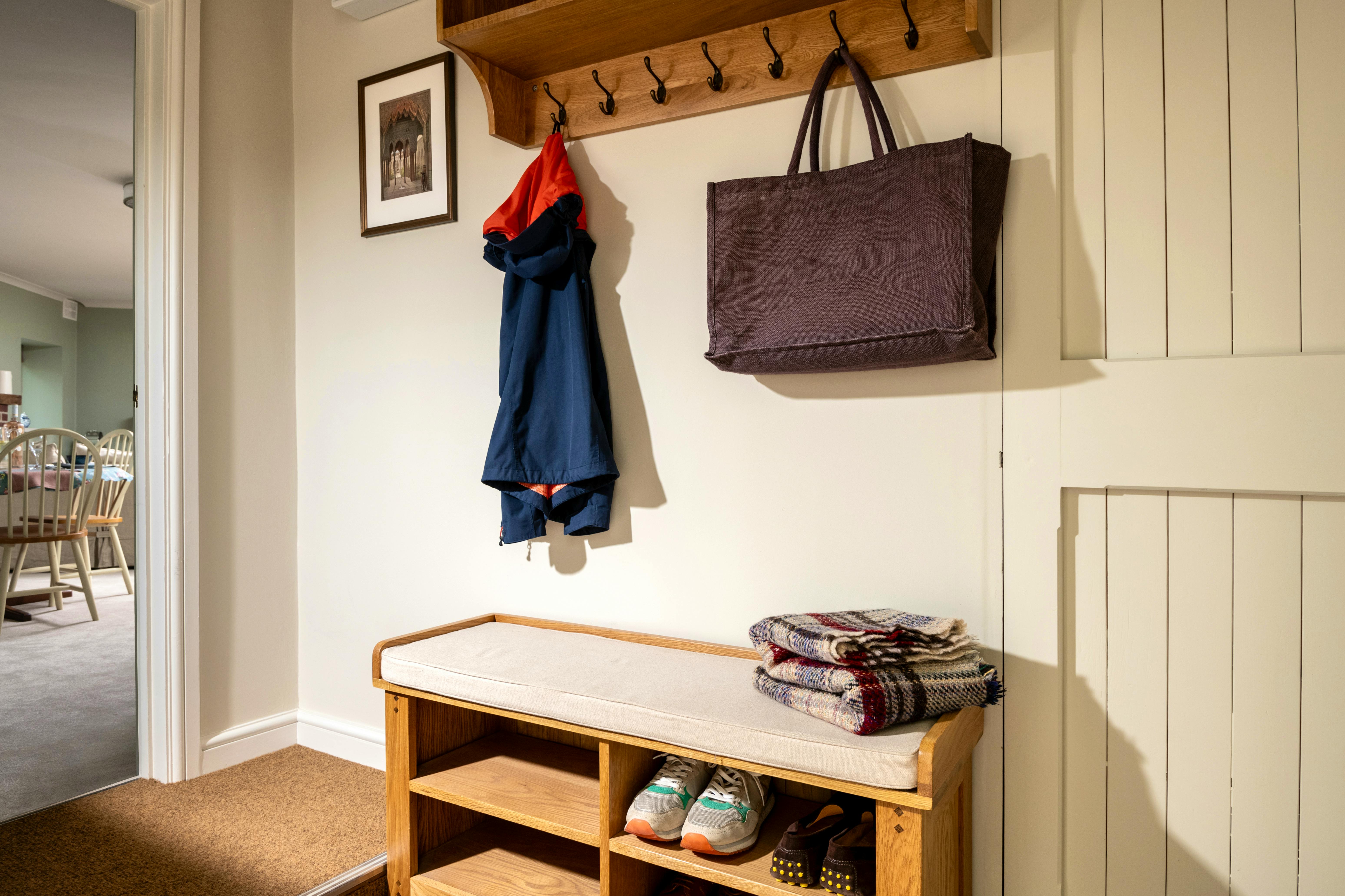 Entrance hall with boot store