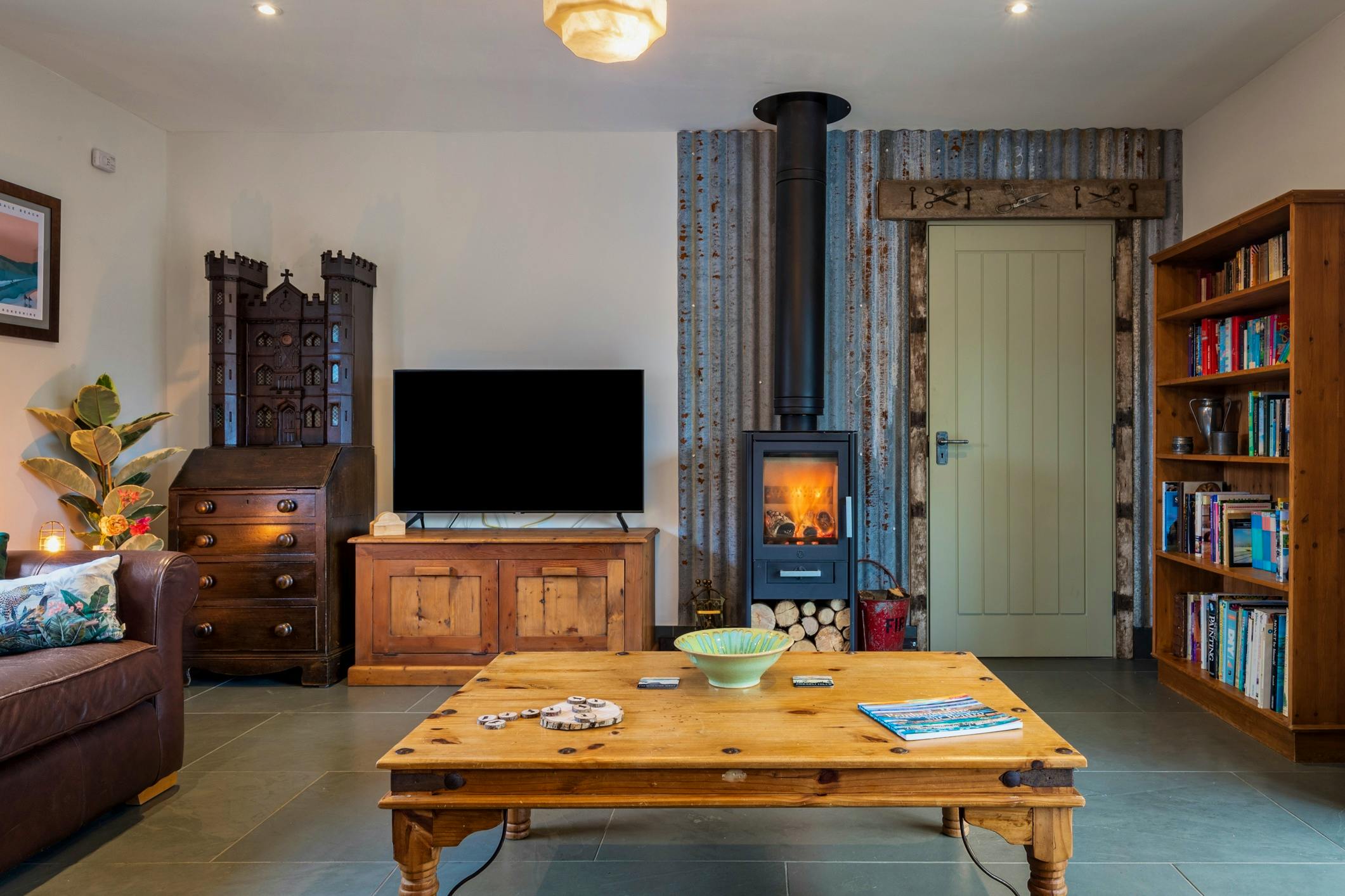 Cosy up with a book by the fire