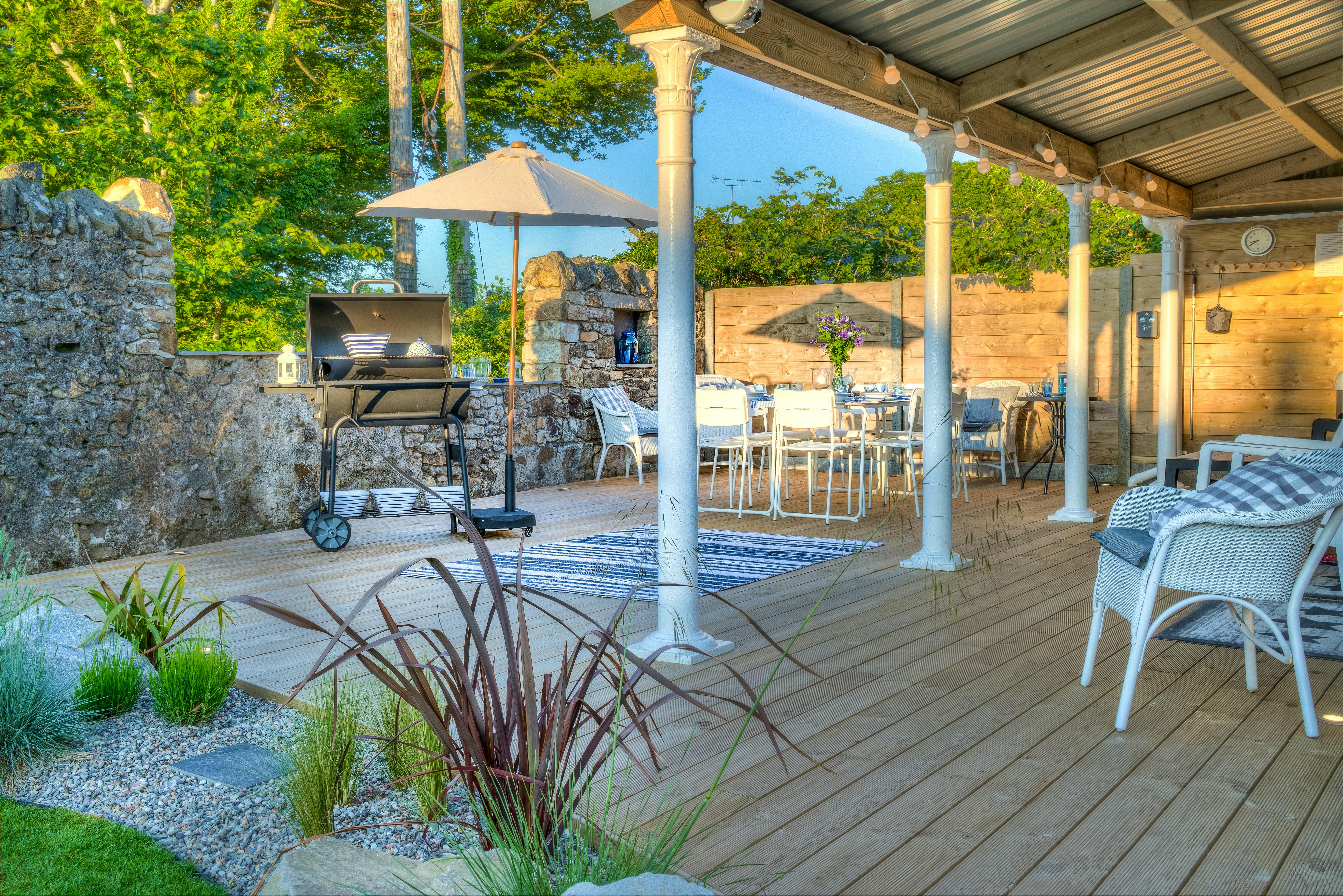 Pavilion decking area