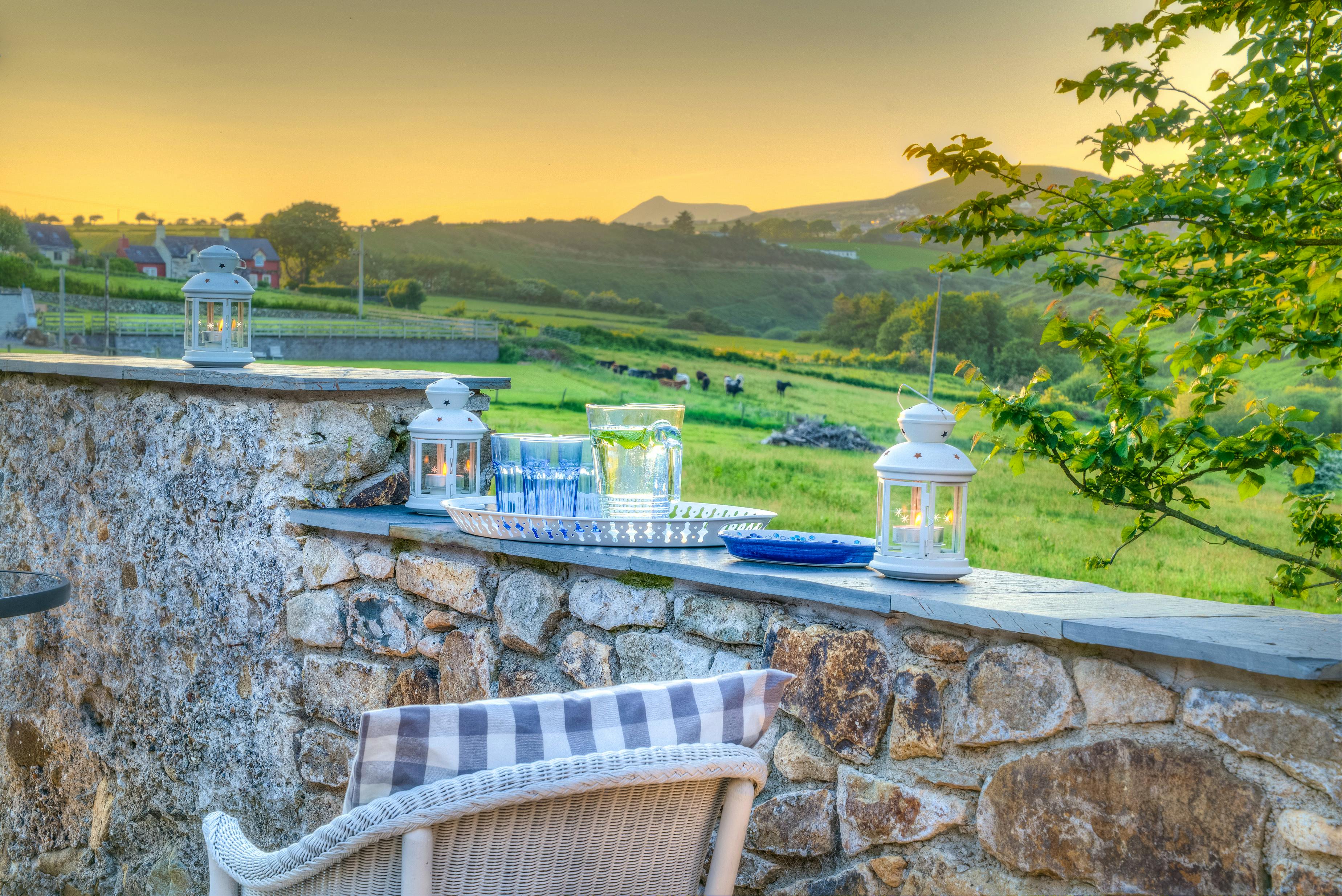 Rural views from the pavilion