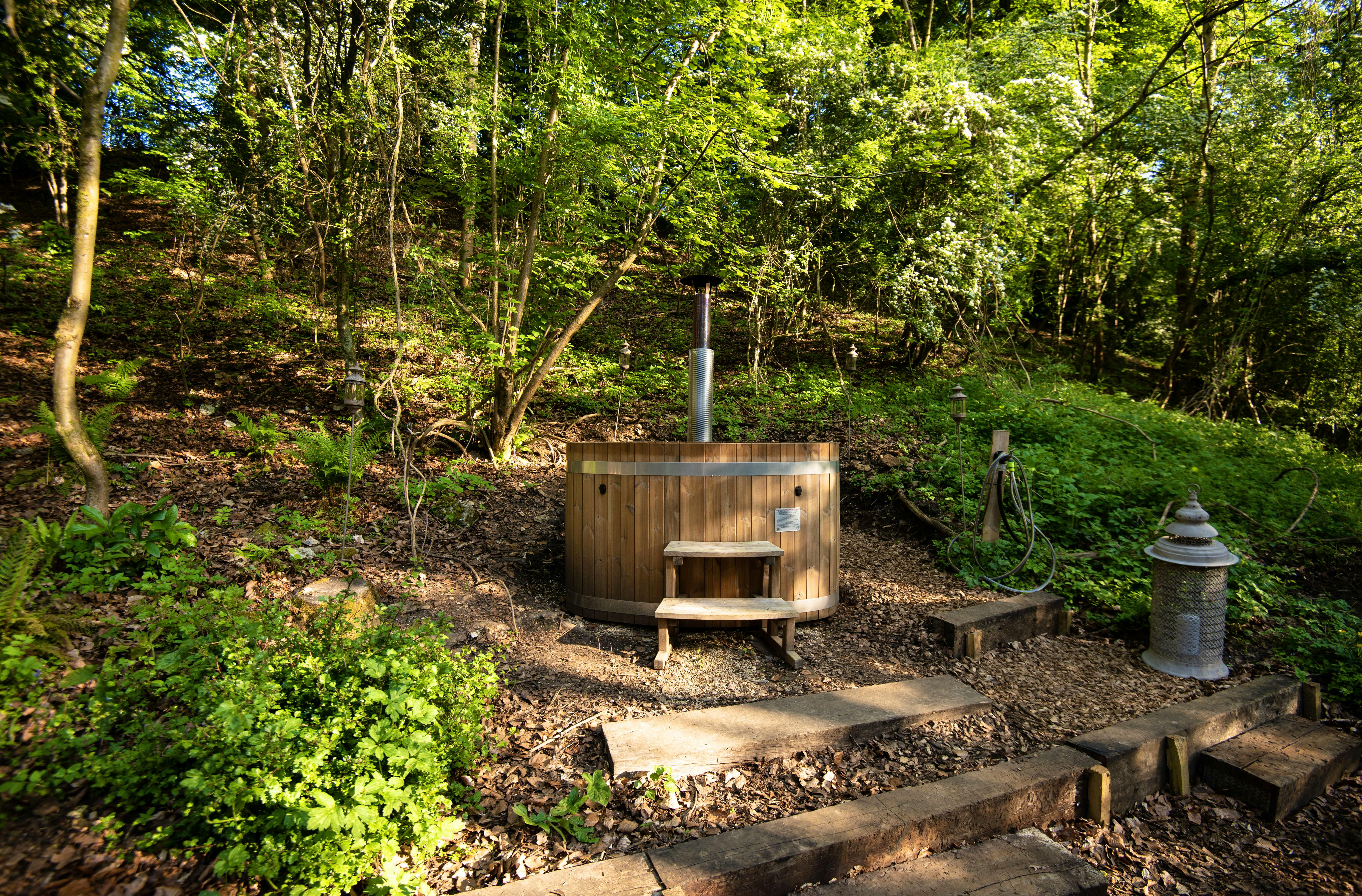 Arcadia hot tub and woodland