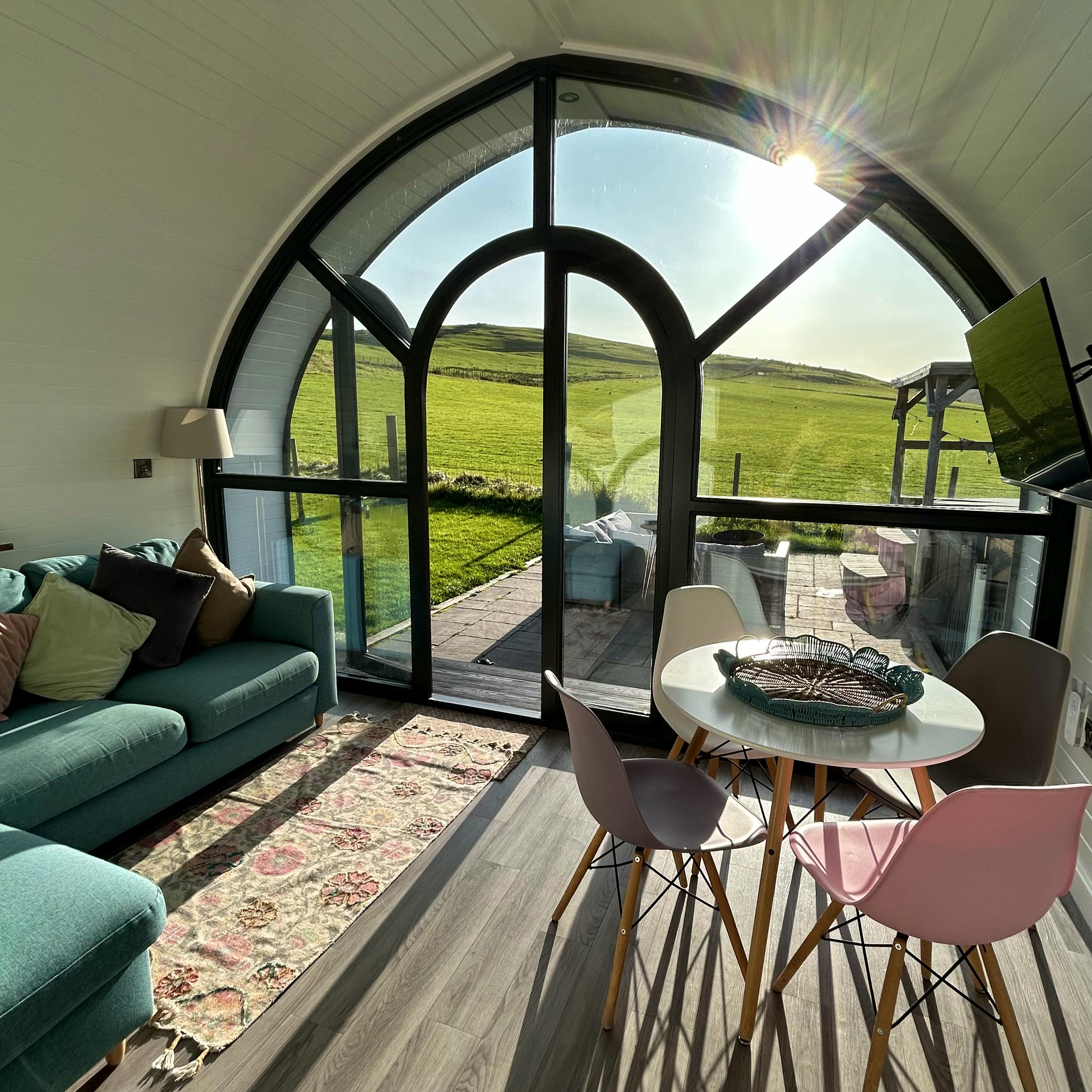 Dine with a Scottish Glen view