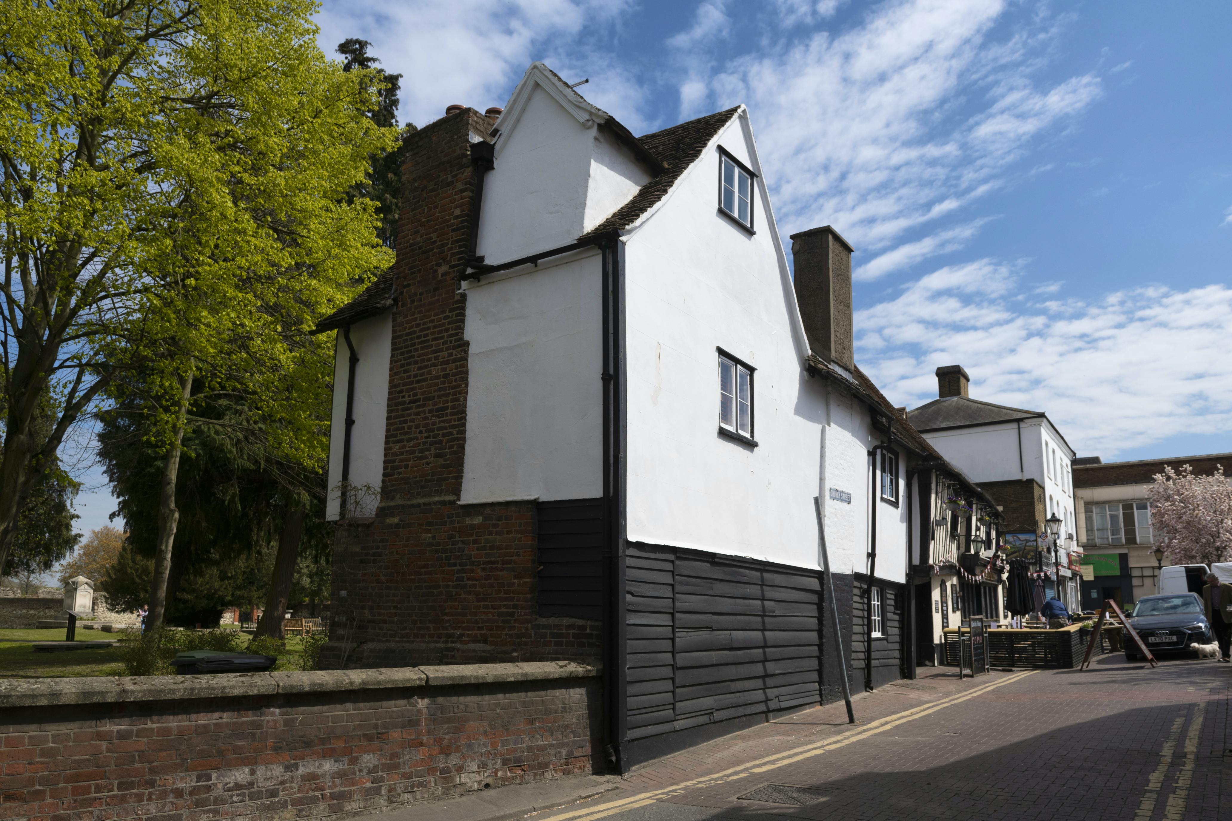 House is a local landmark side view