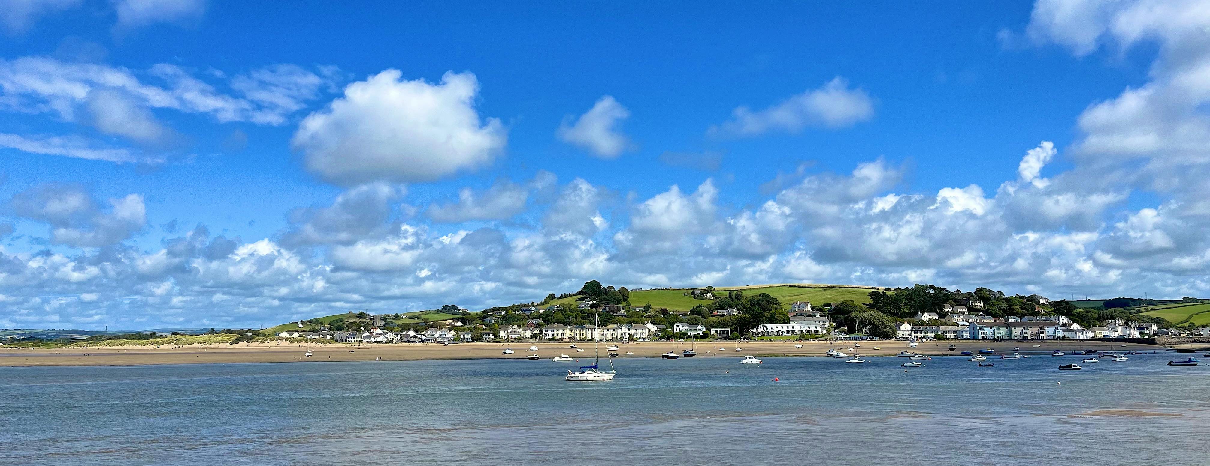 Estuary view to Instow from quay.