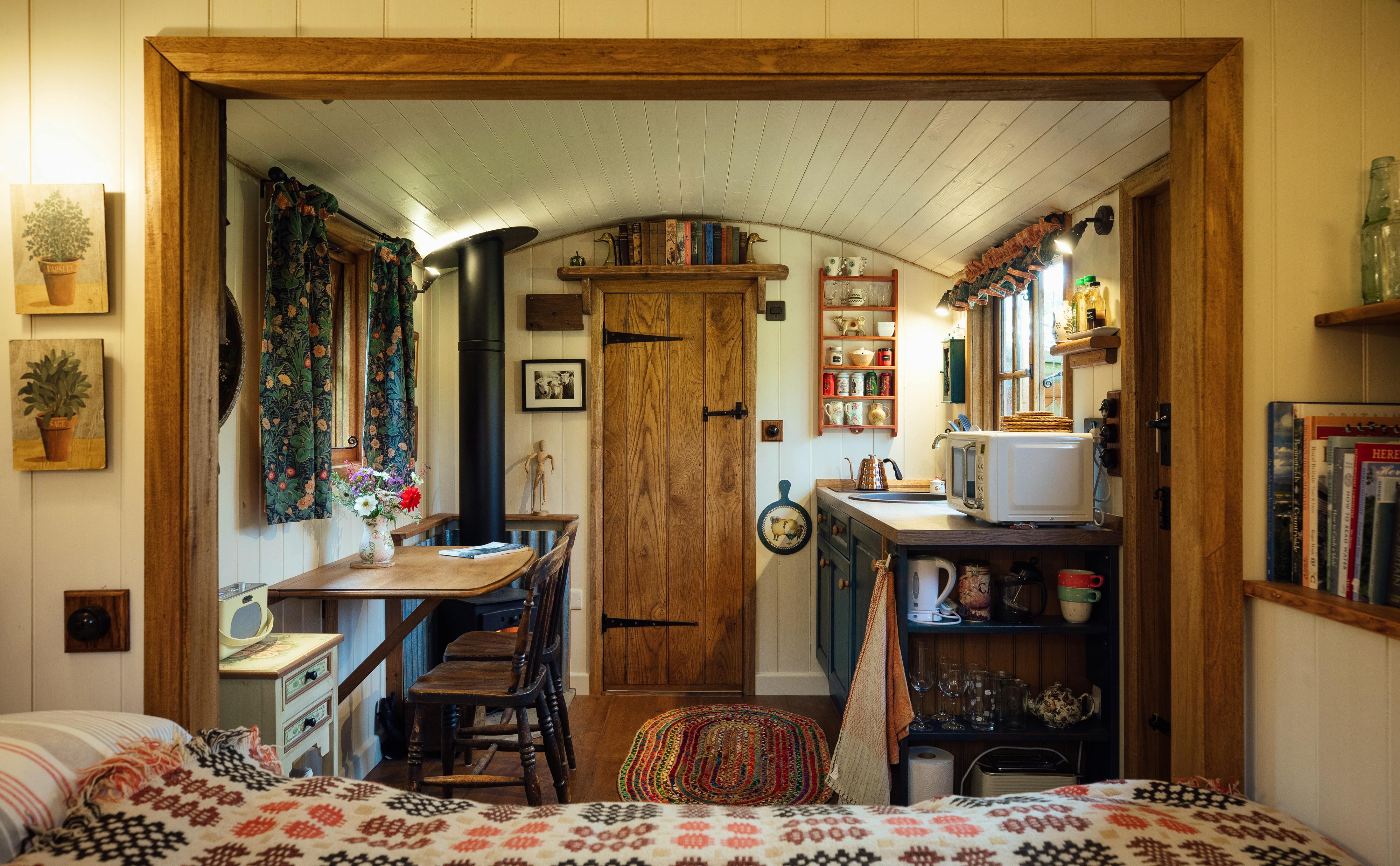 Millie the Hut interior 