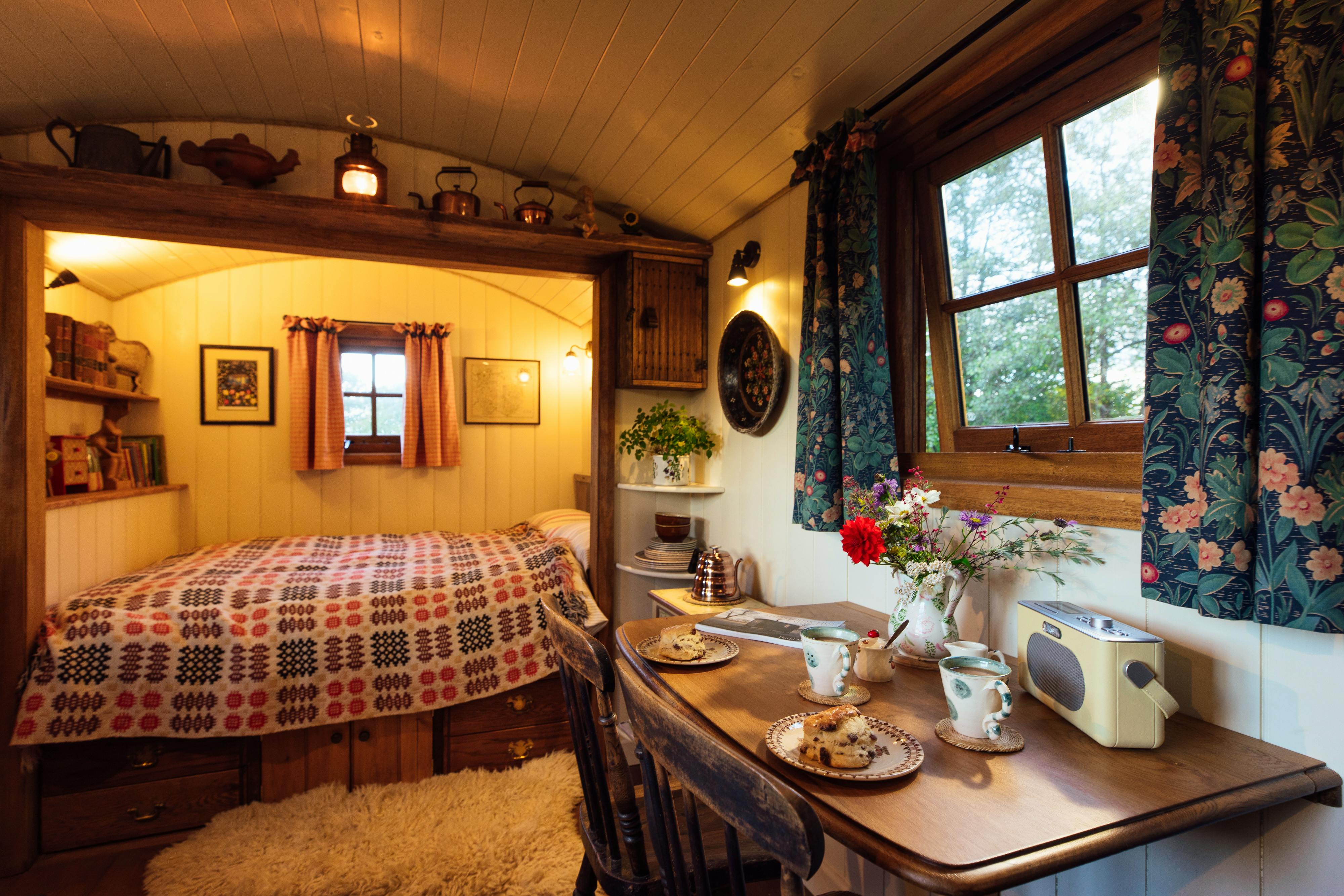 Millie the Hut interior 