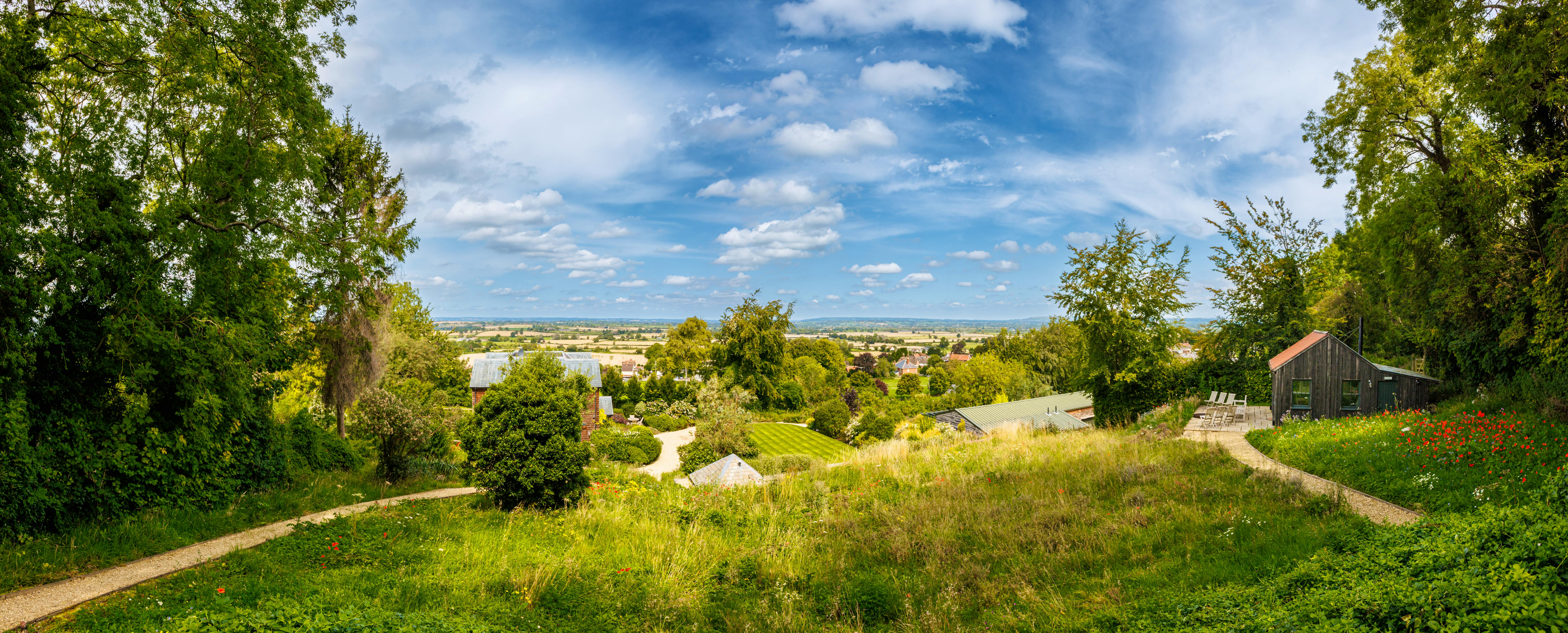 Hillside, Trailhead and the garden