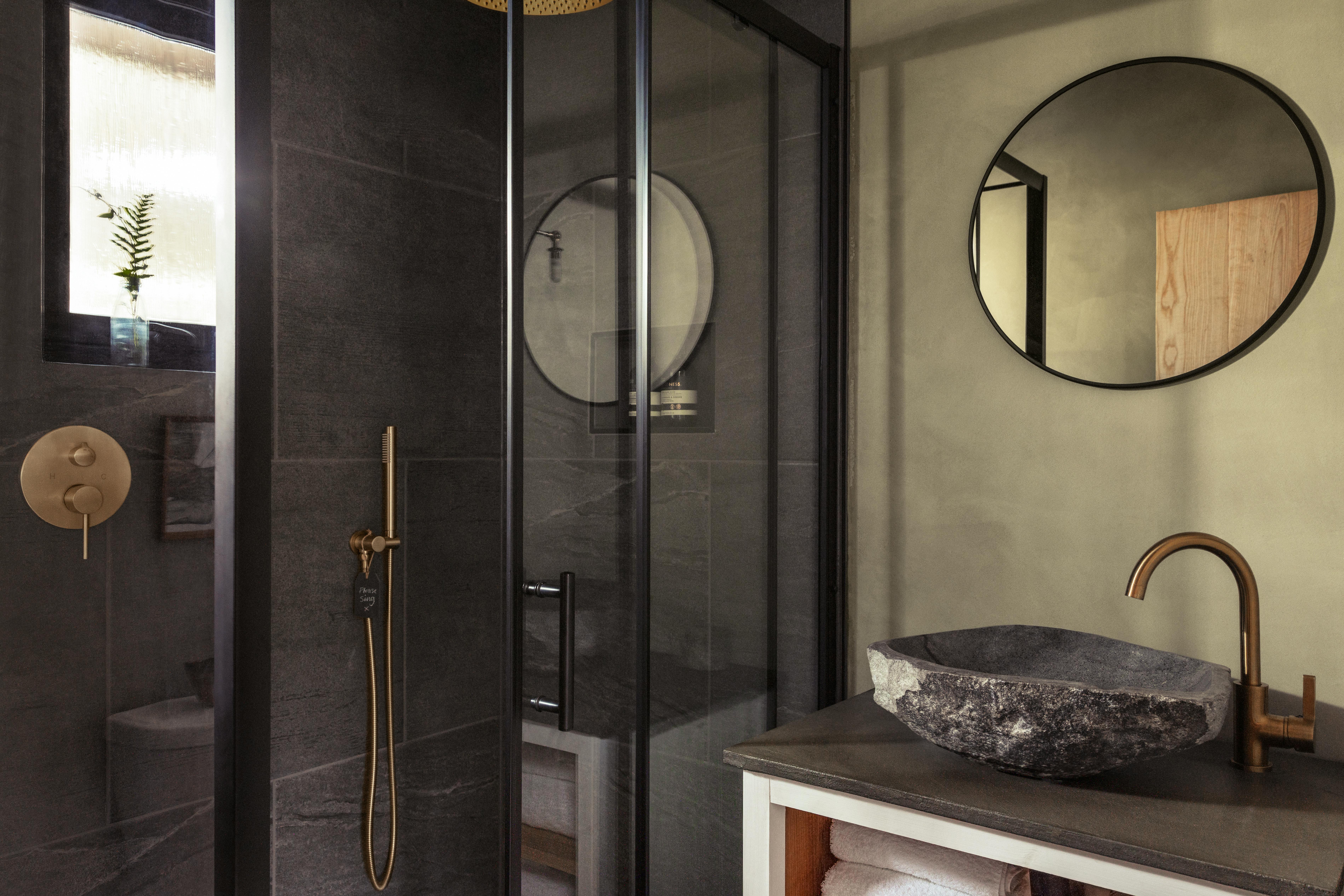 Shower room with basin and loo