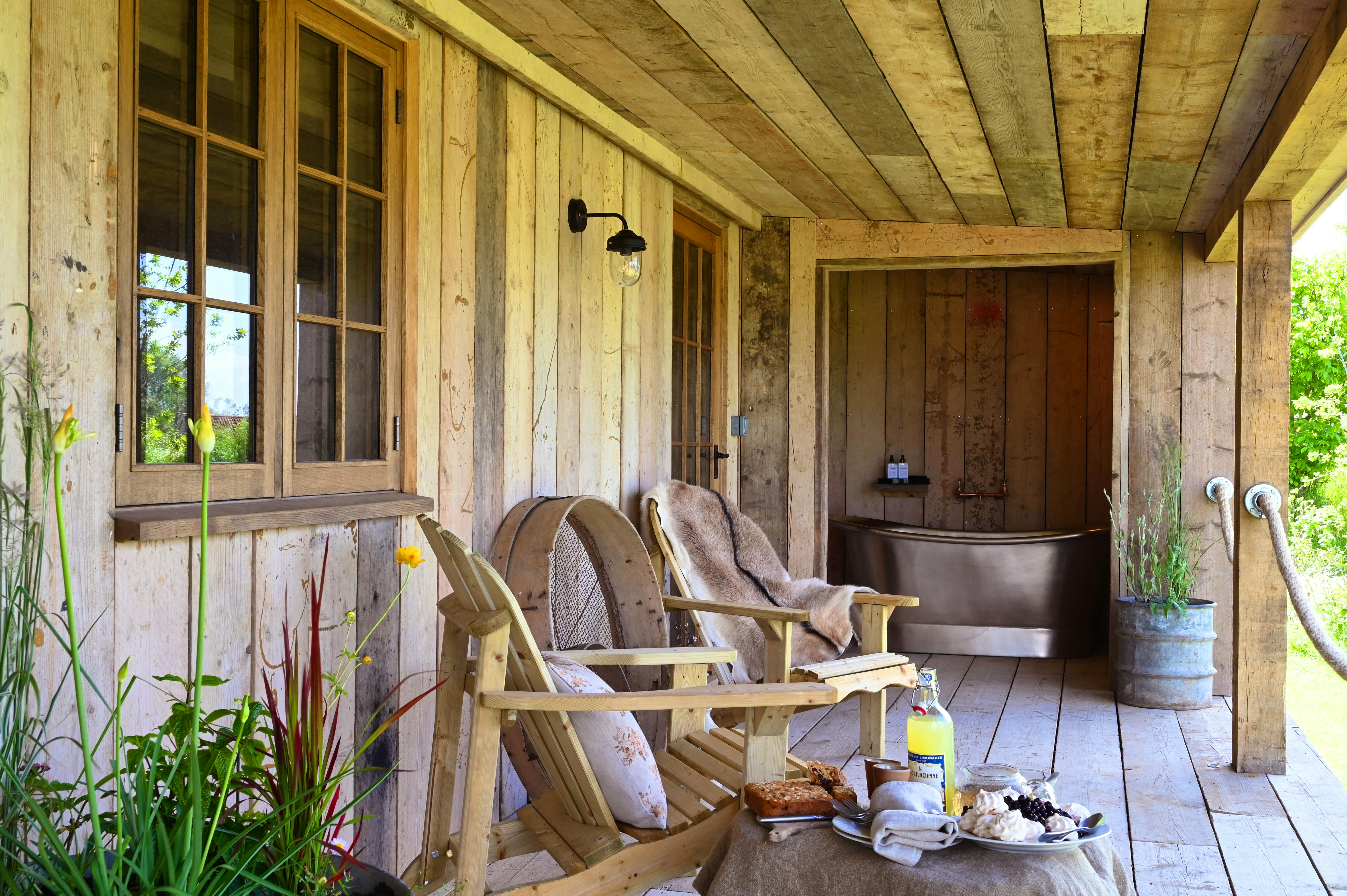 The Farmstead veranda and bath