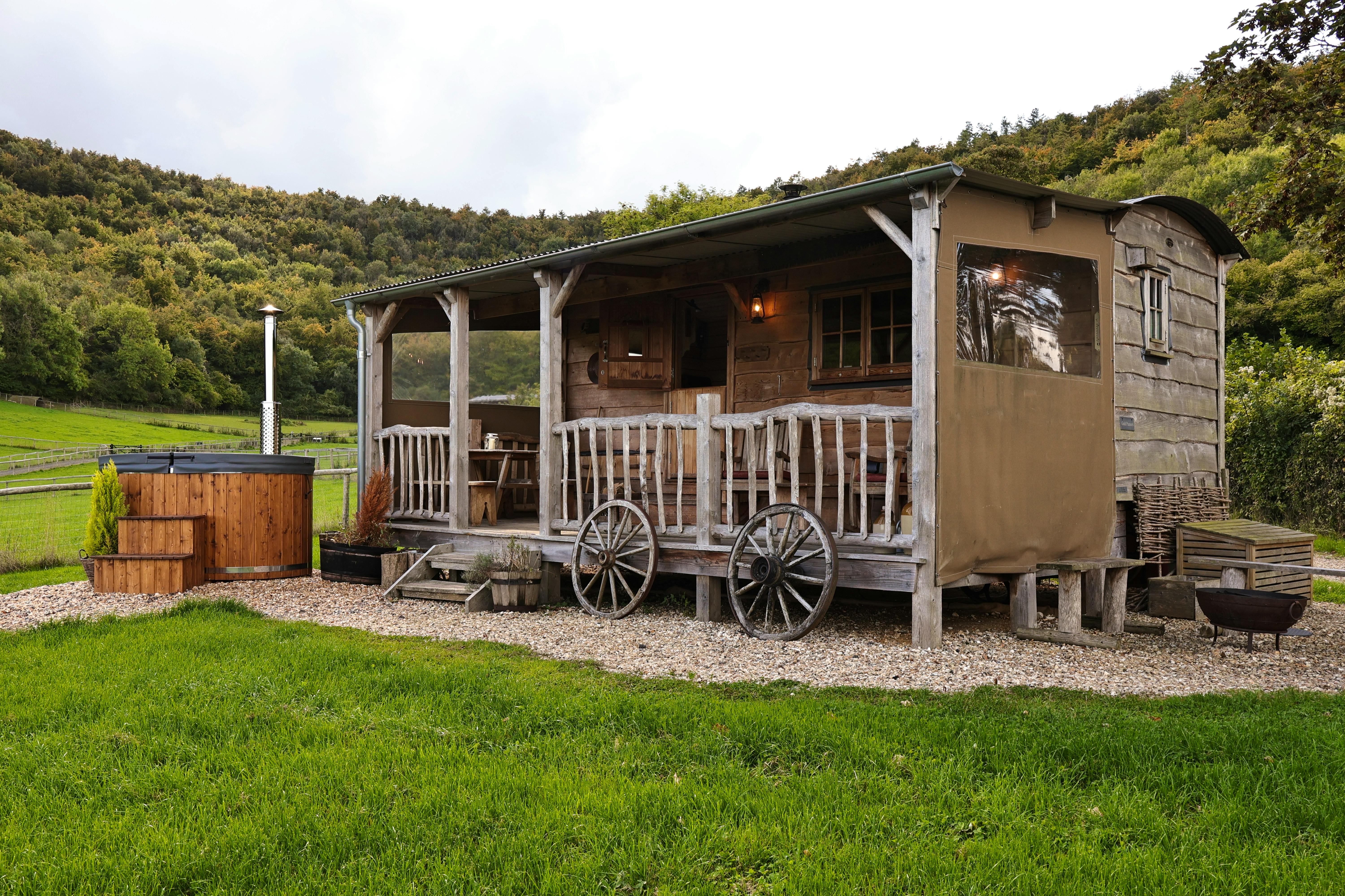 Gold Panners cabin with hot tub