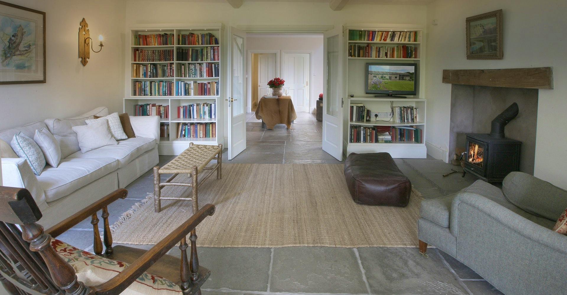 The snug with underfloor heating